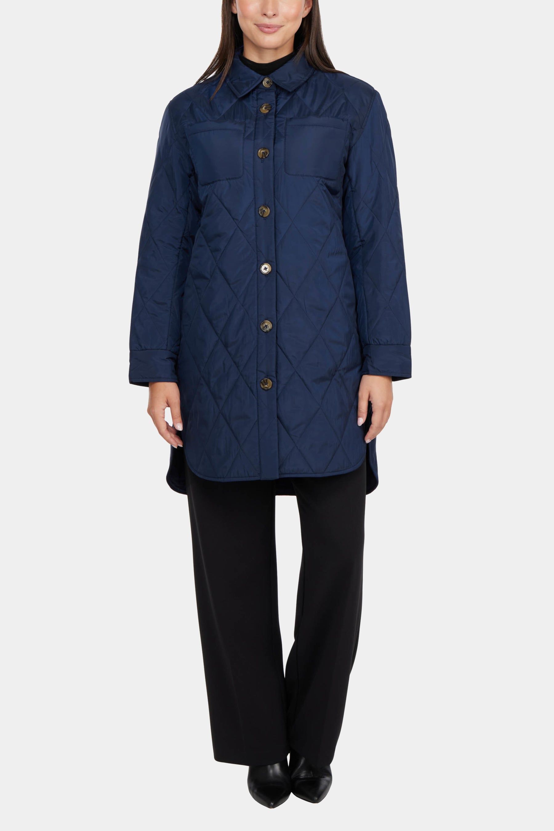 Tine Light Weight Self-packable Shacket sold by Lord & Taylor product image thumbnail 2