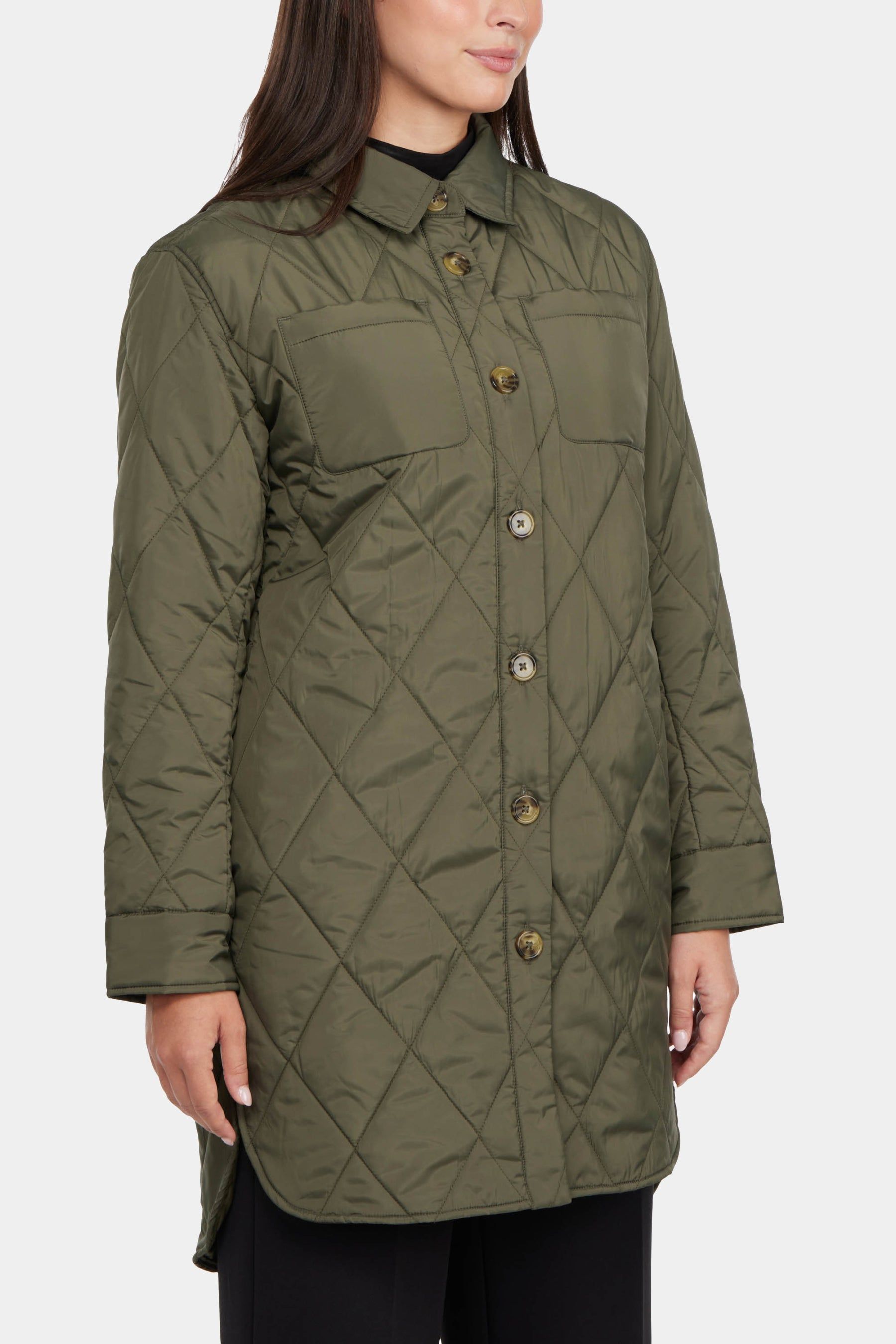 Tine Light Weight Self-packable Shacket sold by Lord & Taylor product image thumbnail 4