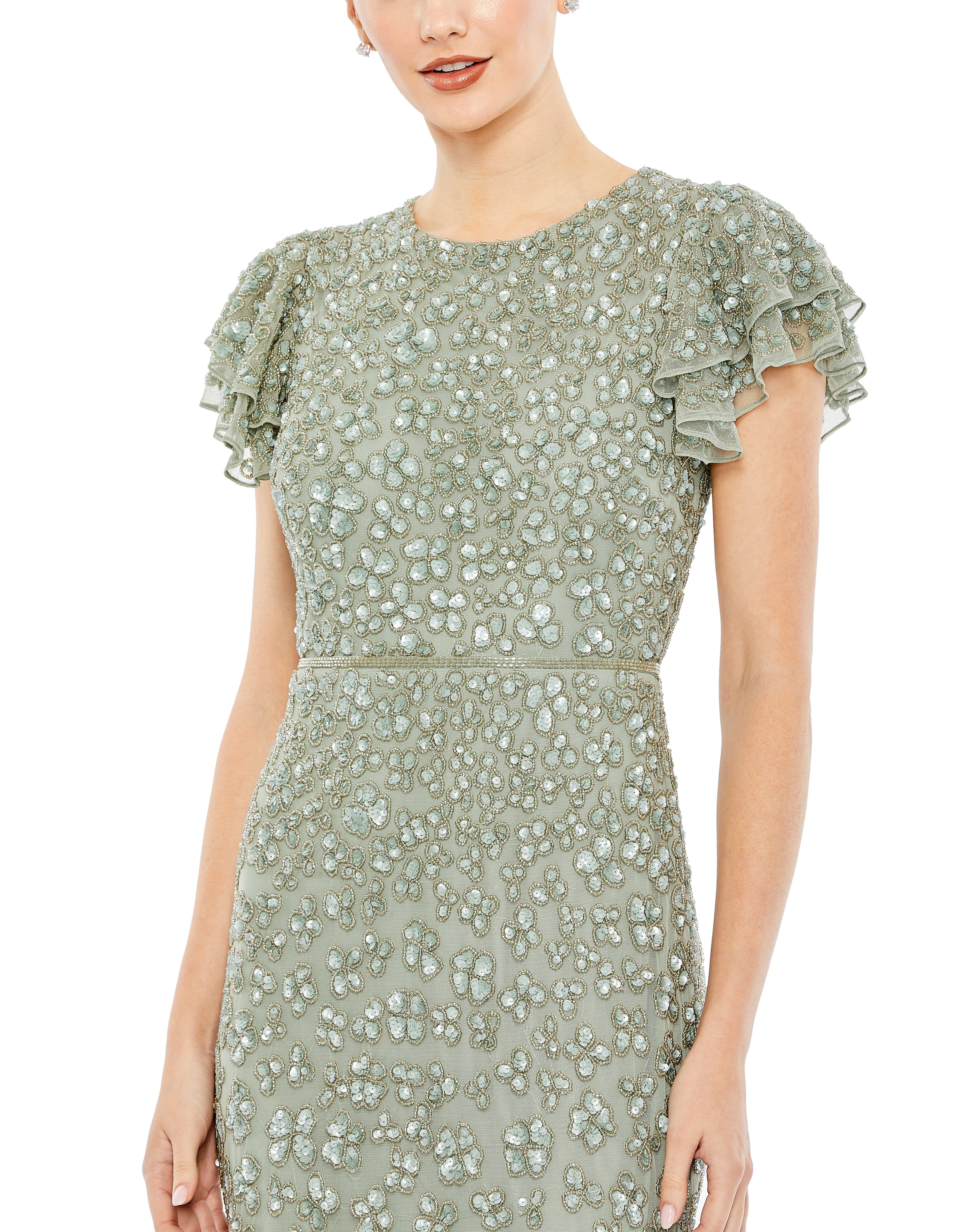 Flounce Sleeve Midi Dress sold by Lord & Taylor product image thumbnail 10