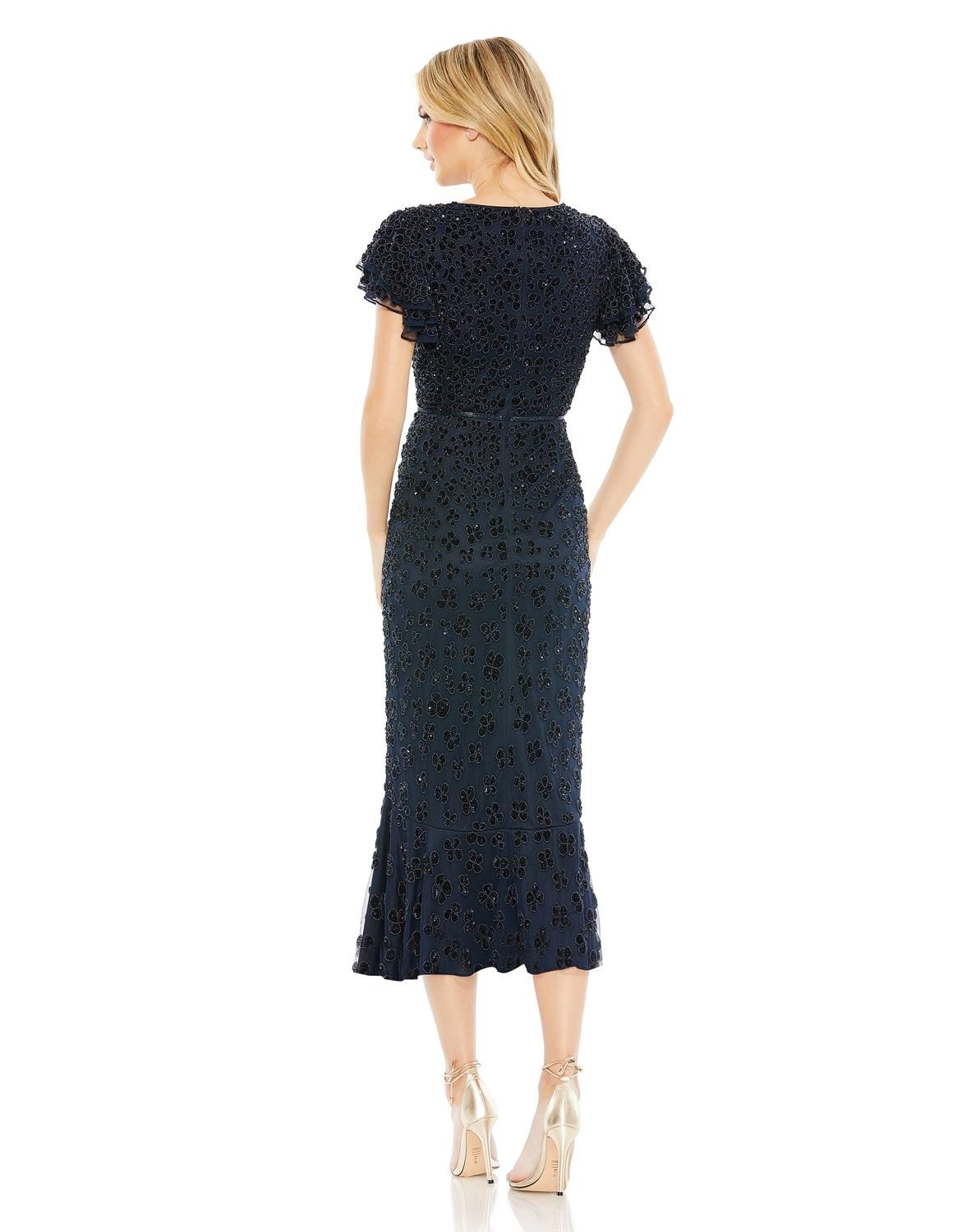 Flounce Sleeve Midi Dress sold by Lord & Taylor product image thumbnail 7