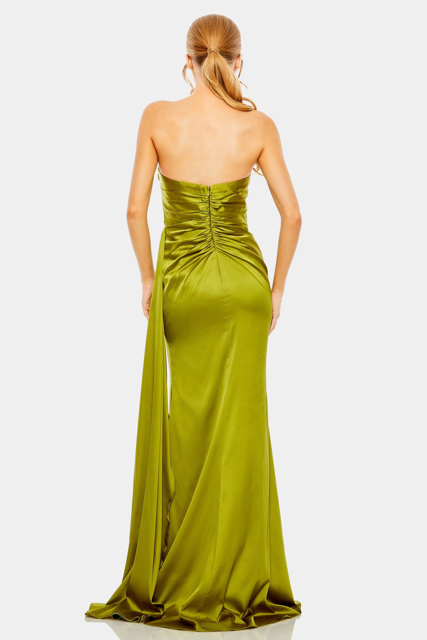 Strapless Embellished Sweetheart Neckline Satin Gown sold by Lord & Taylor product image thumbnail 5