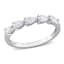 Diamond Pear Cut Semi-Eternity 14k White Gold Ring sold by Lord & Taylor product image thumbnail 6