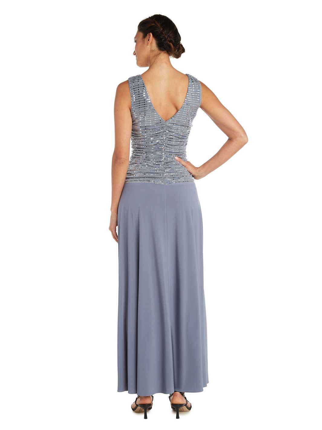 Petite Sleeveless Maxi Gown With Sequined Top sold by Lord & Taylor product image thumbnail 2