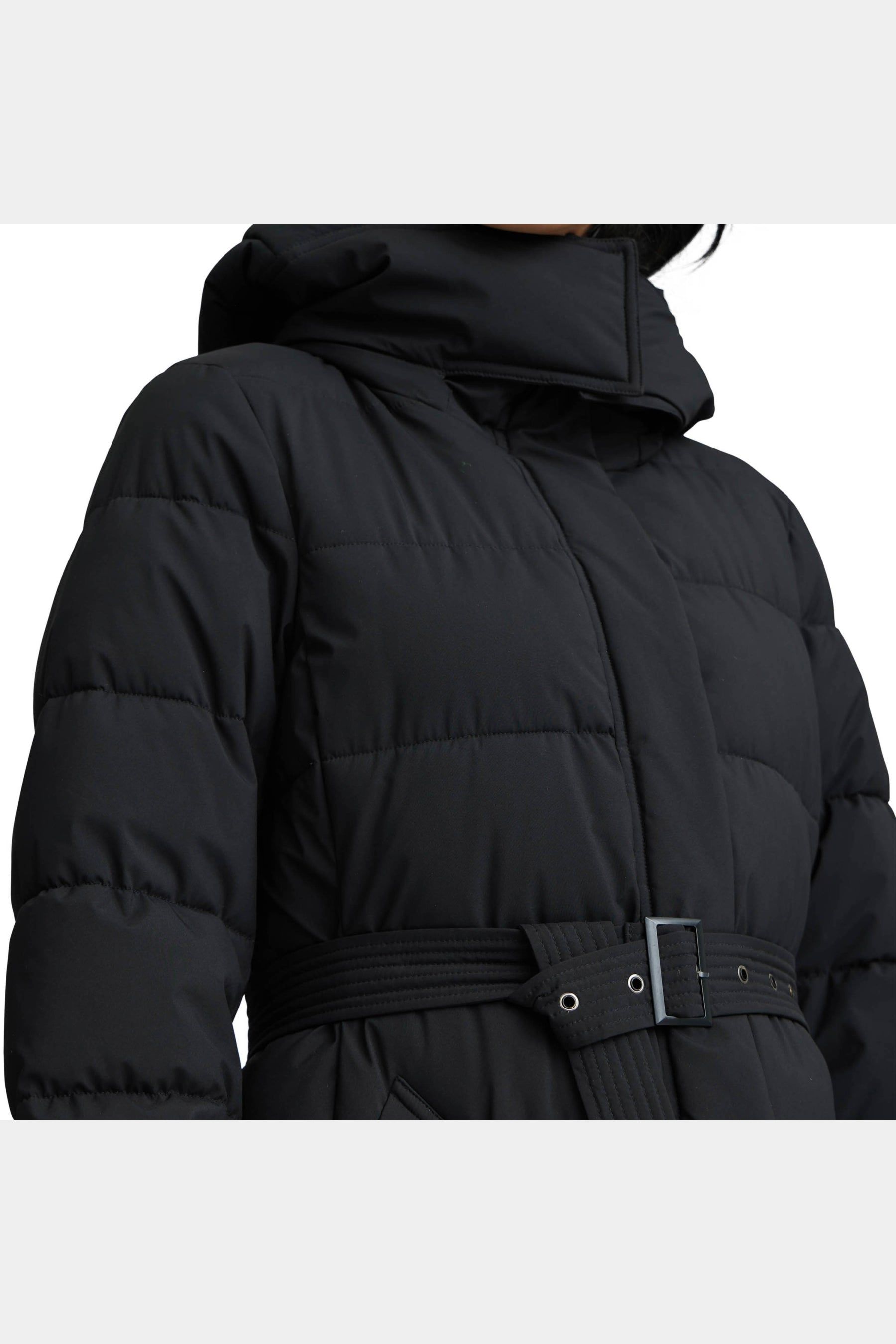 Longline Detachable Hood Puffer Jacket sold by Lord & Taylor product image thumbnail 5
