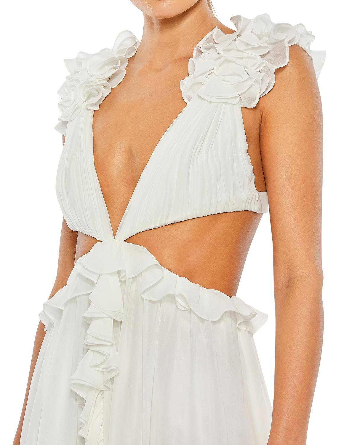 Ruffle Tierd Floral Print Flowy Midi Skirt sold by Lord & Taylor product image thumbnail 4