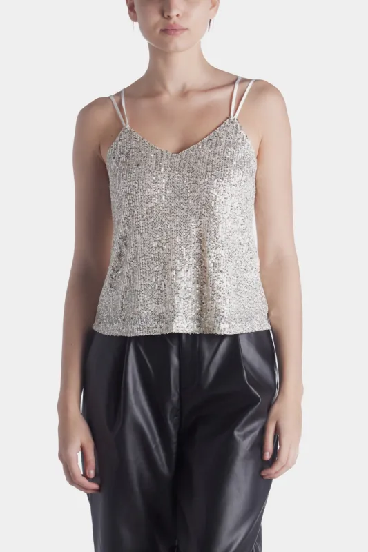 Sequin Tank Top sold by Lord & Taylor