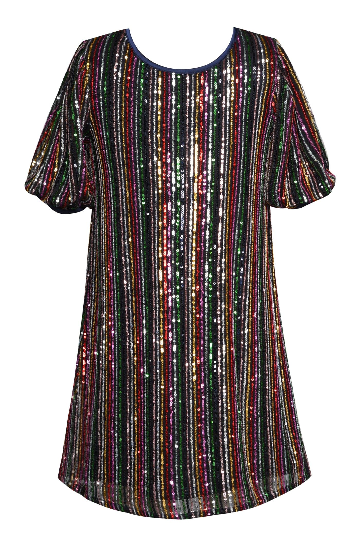 Girls A-Line Multi Colore Stripe Dress sold by Lord & Taylor product image thumbnail 5