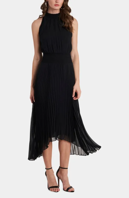 Sleeveless Smocked Pleated Midi Dress sold by Lord & Taylor