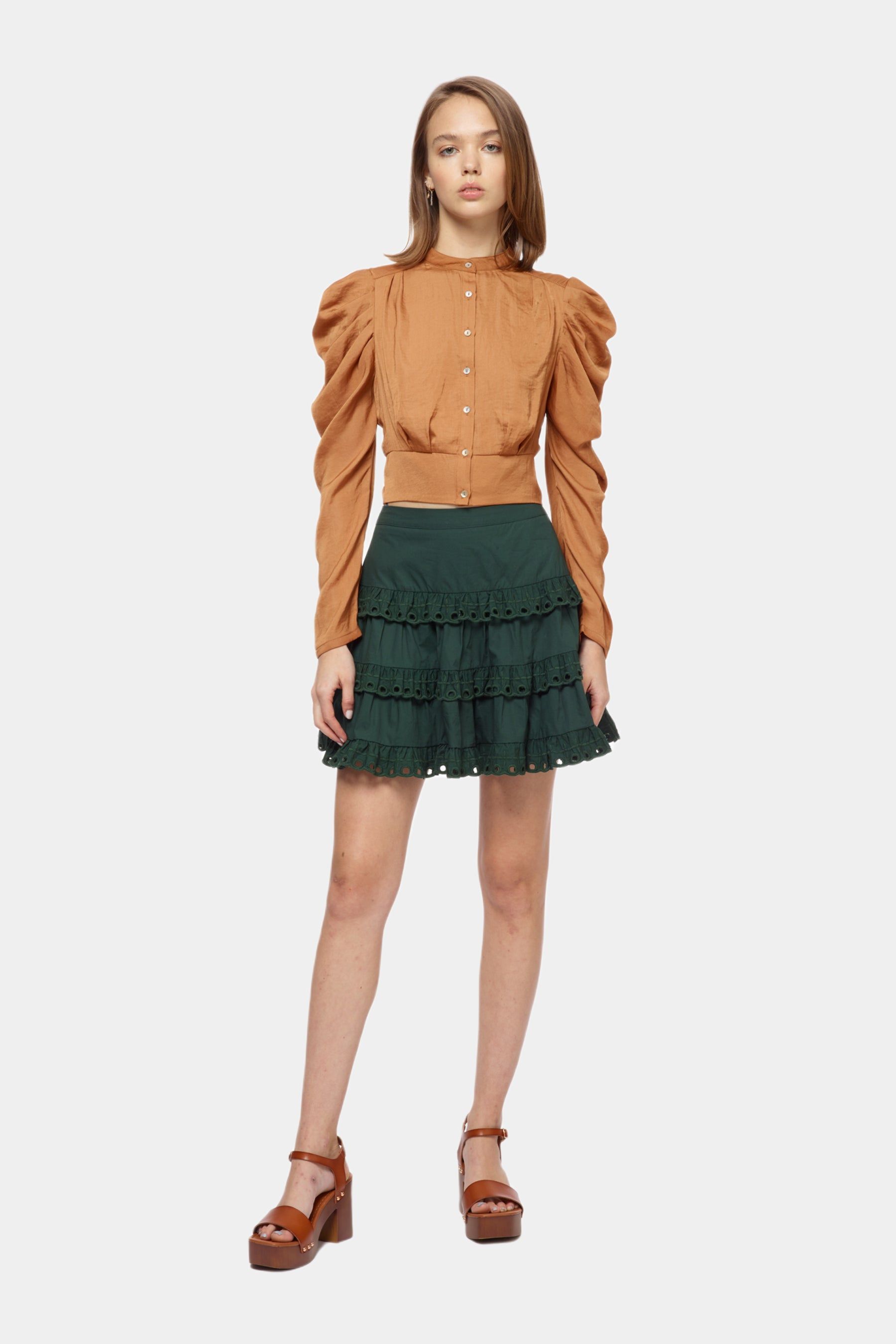 Button Down Crop Shirt sold by Lord & Taylor