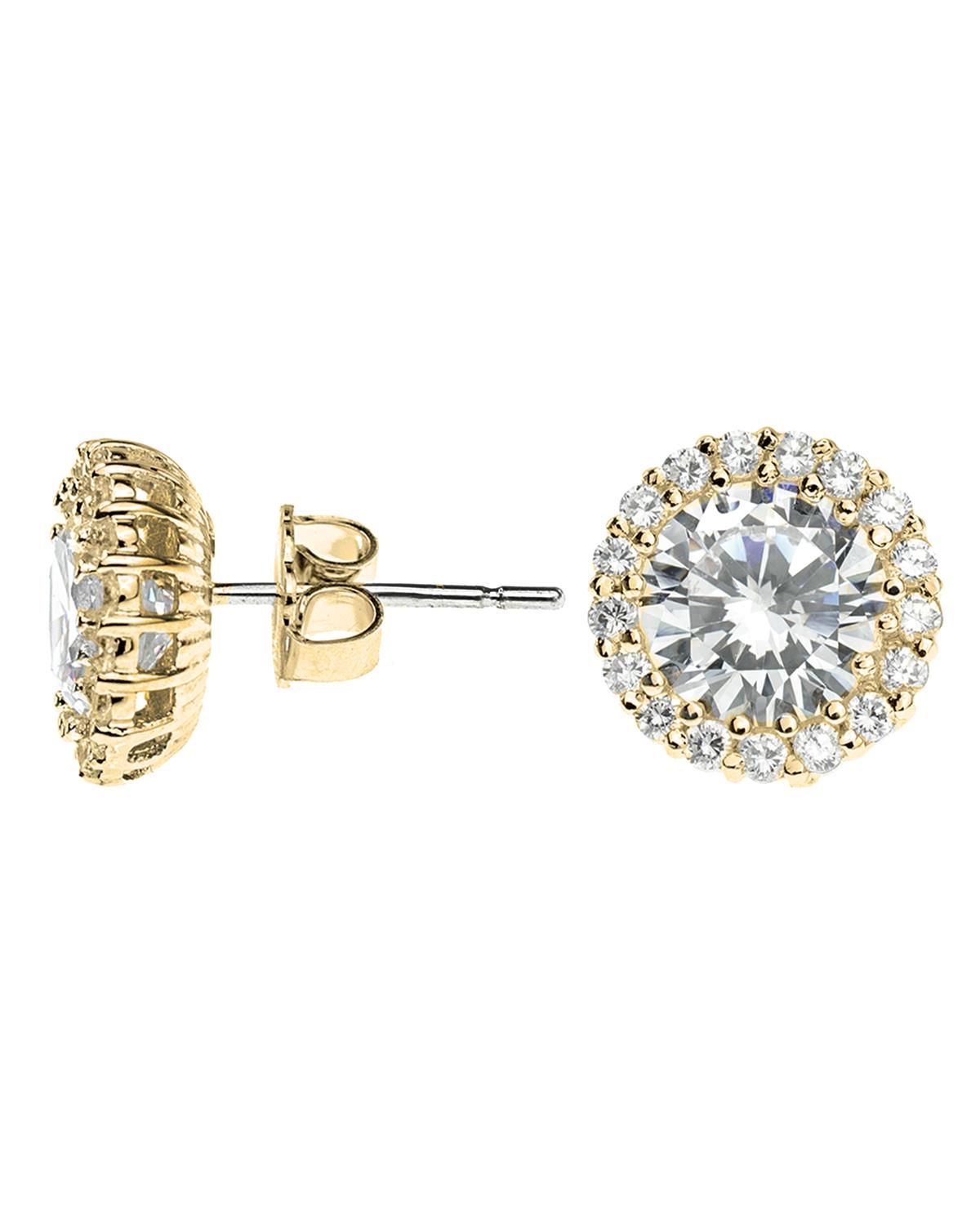 Halo Stud Earrings sold by Lord & Taylor product image thumbnail 8