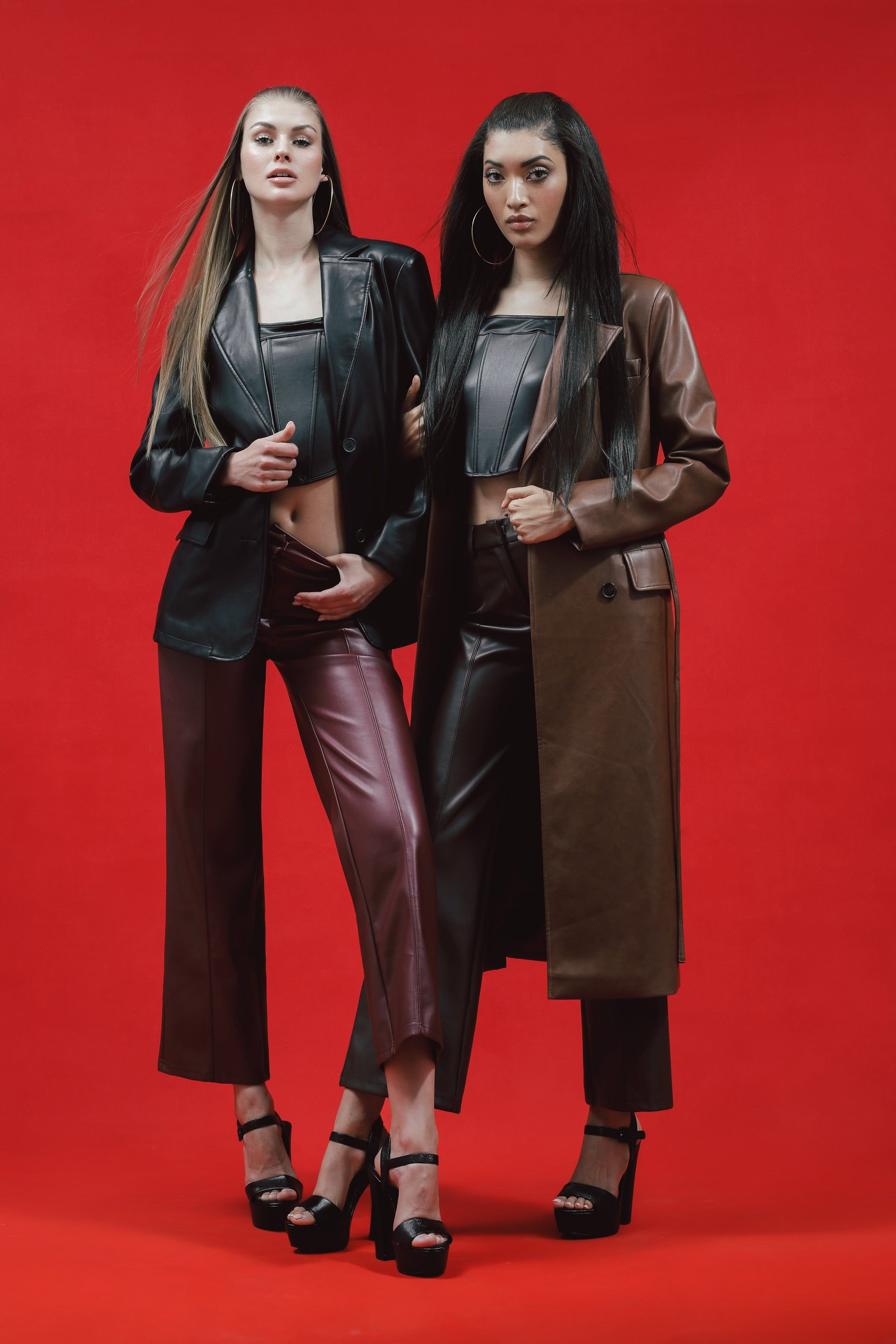 Single Breasted Faux Leather Blazer sold by Lord & Taylor product image thumbnail 5