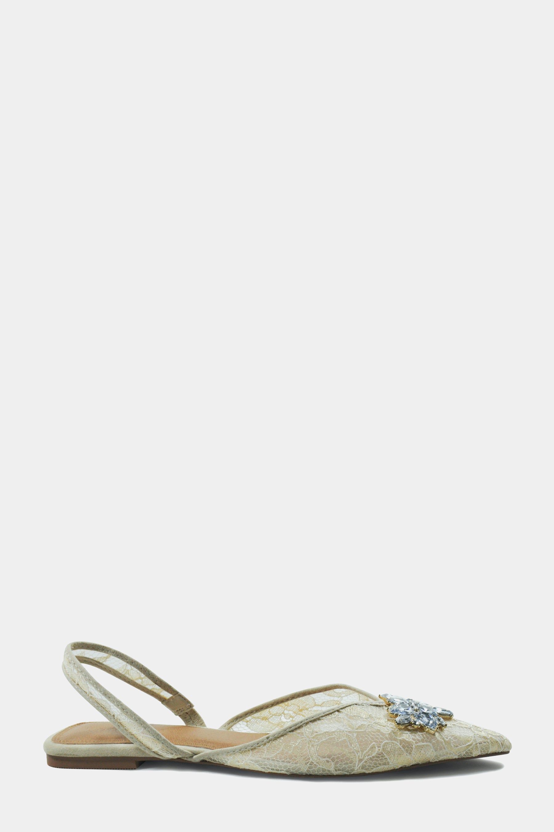 Ansley Lace Slingback Flat sold by Lord & Taylor product image thumbnail 5
