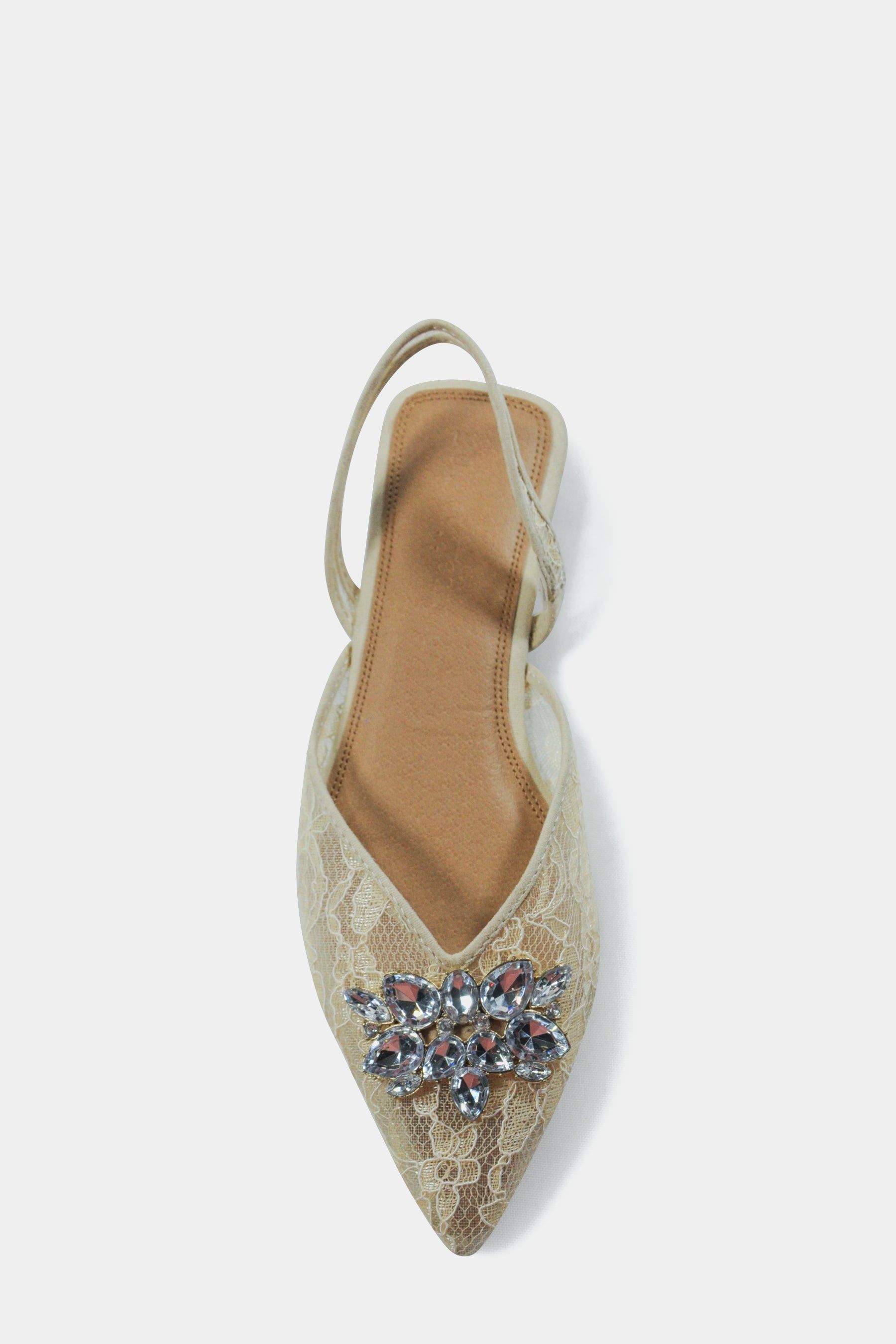 Ansley Lace Slingback Flat sold by Lord & Taylor product image thumbnail 4