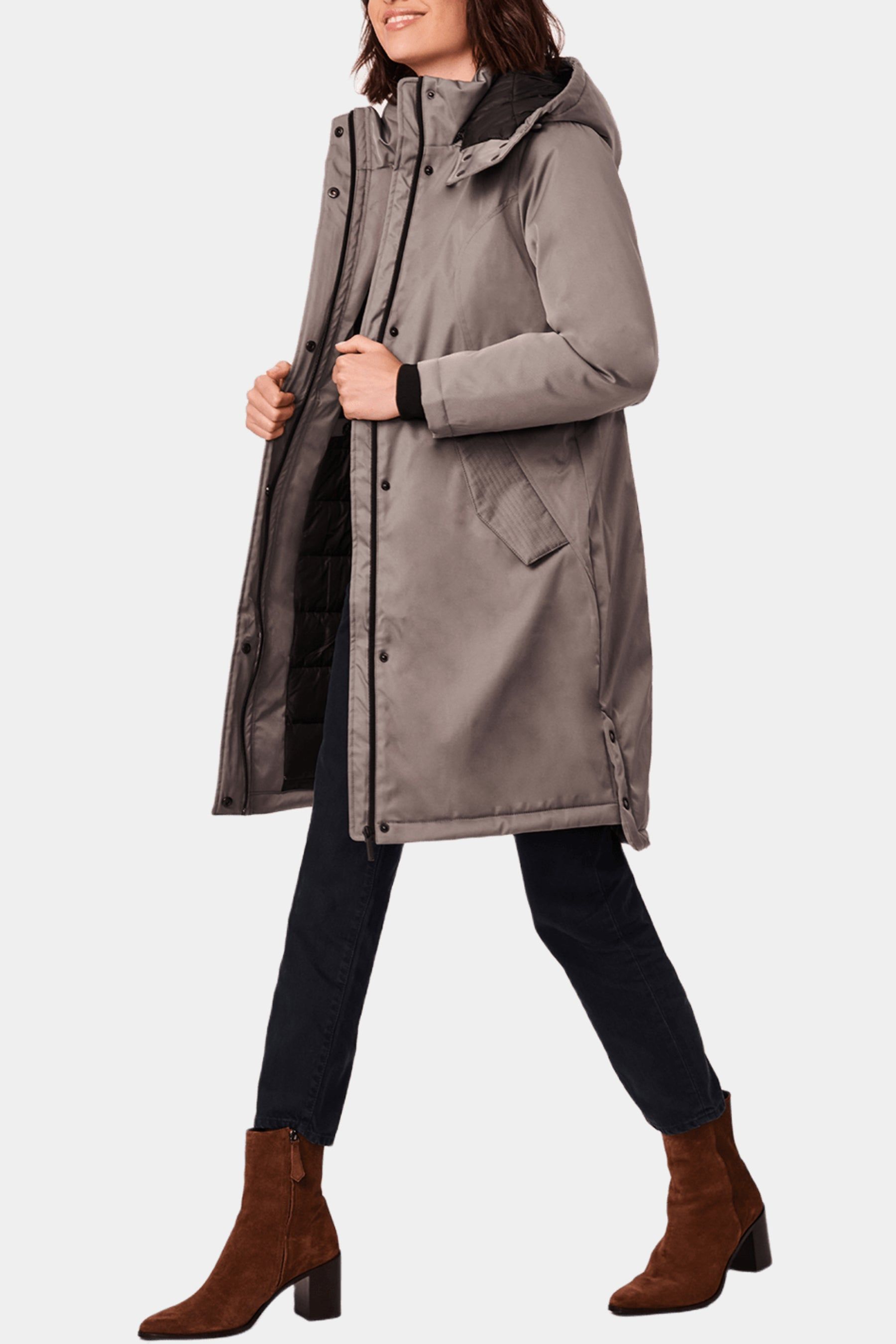 High Low Insulated Raincoat sold by Lord & Taylor product image thumbnail 17