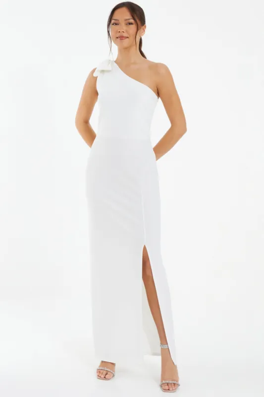 One Shoulder Bow Detail Maxi Dress sold by Lord & Taylor