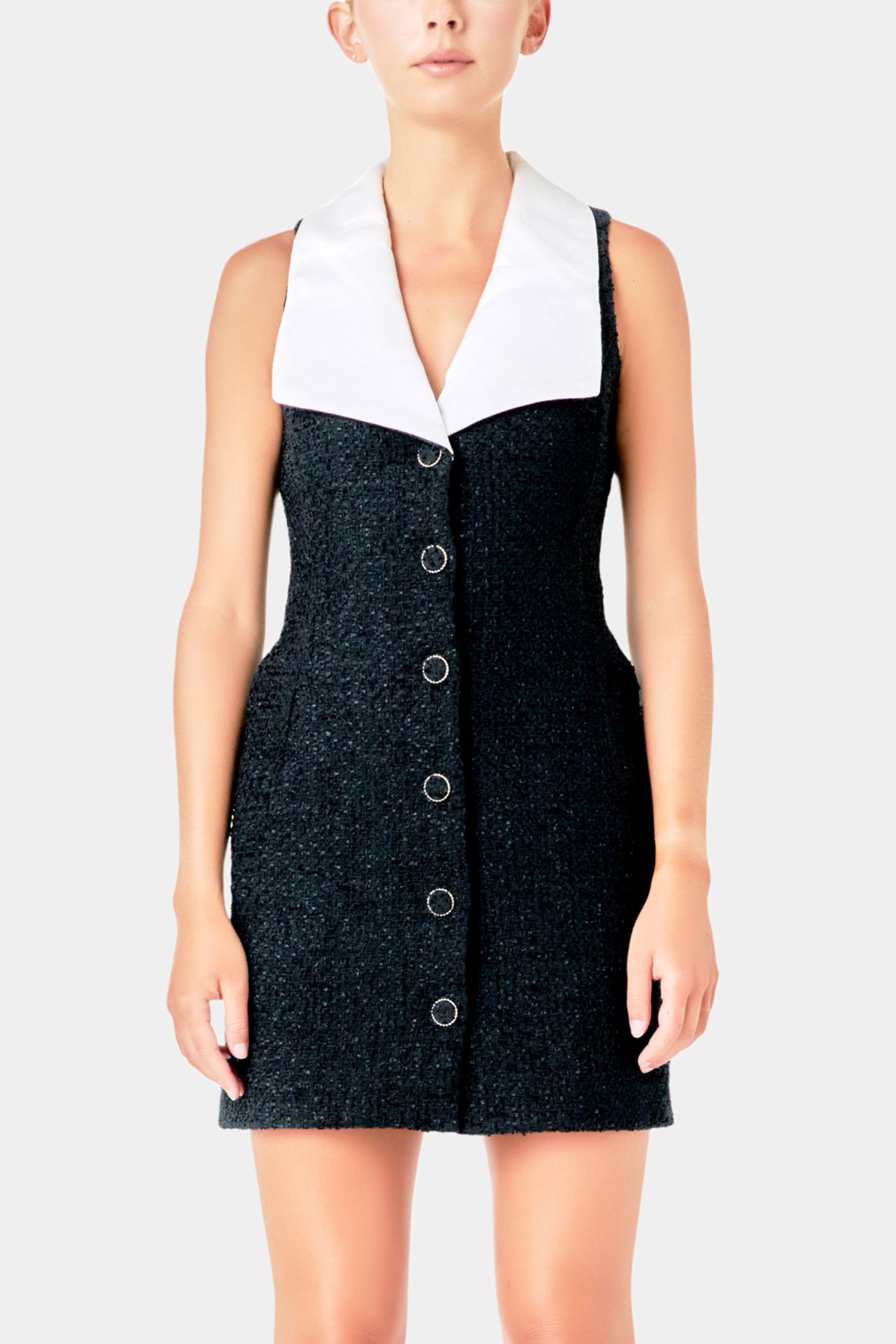 Sleeveless Tweed Mini Dress sold by Lord & Taylor