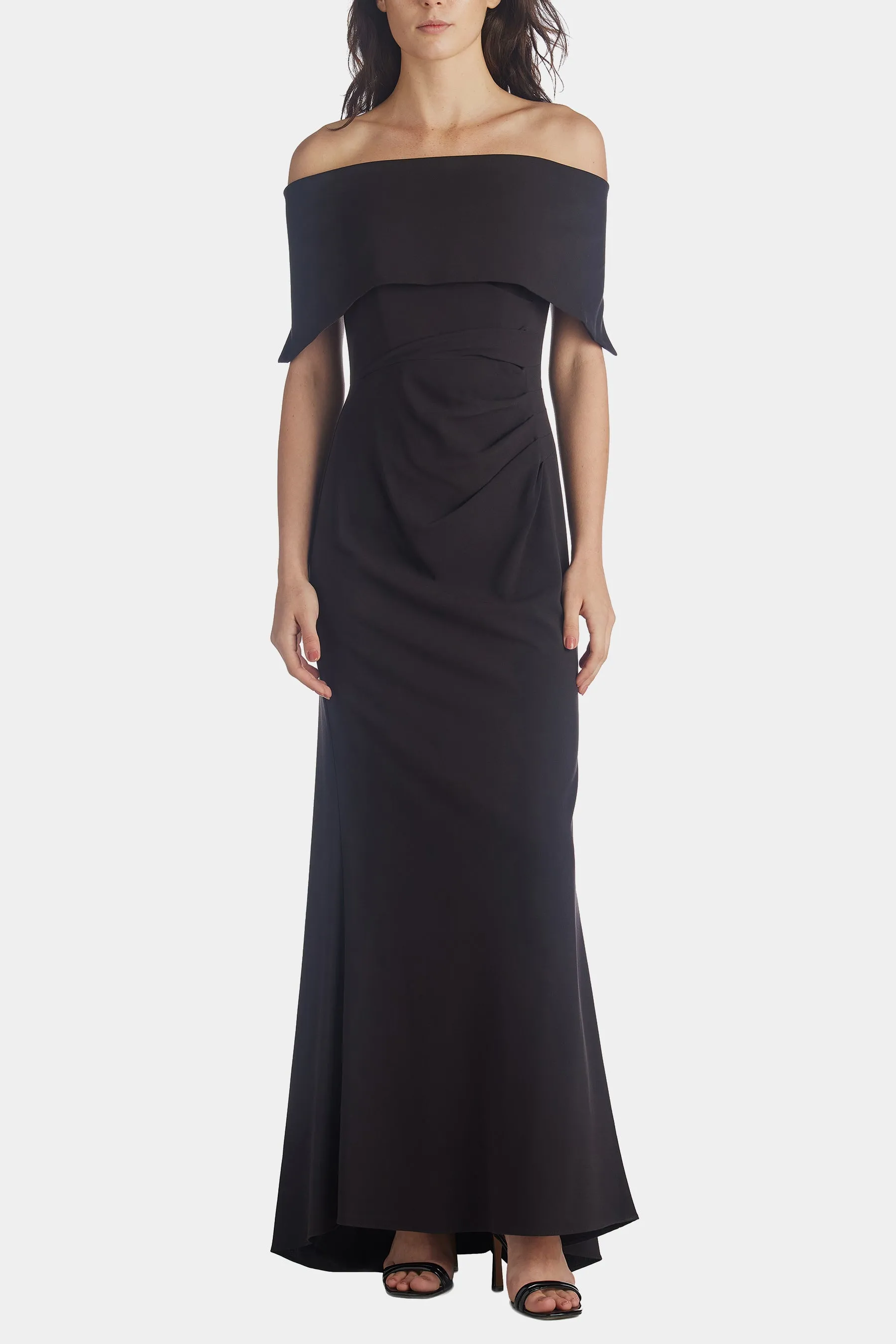 Oversized Collar Off The Shoulder Gown sold by Lord & Taylor