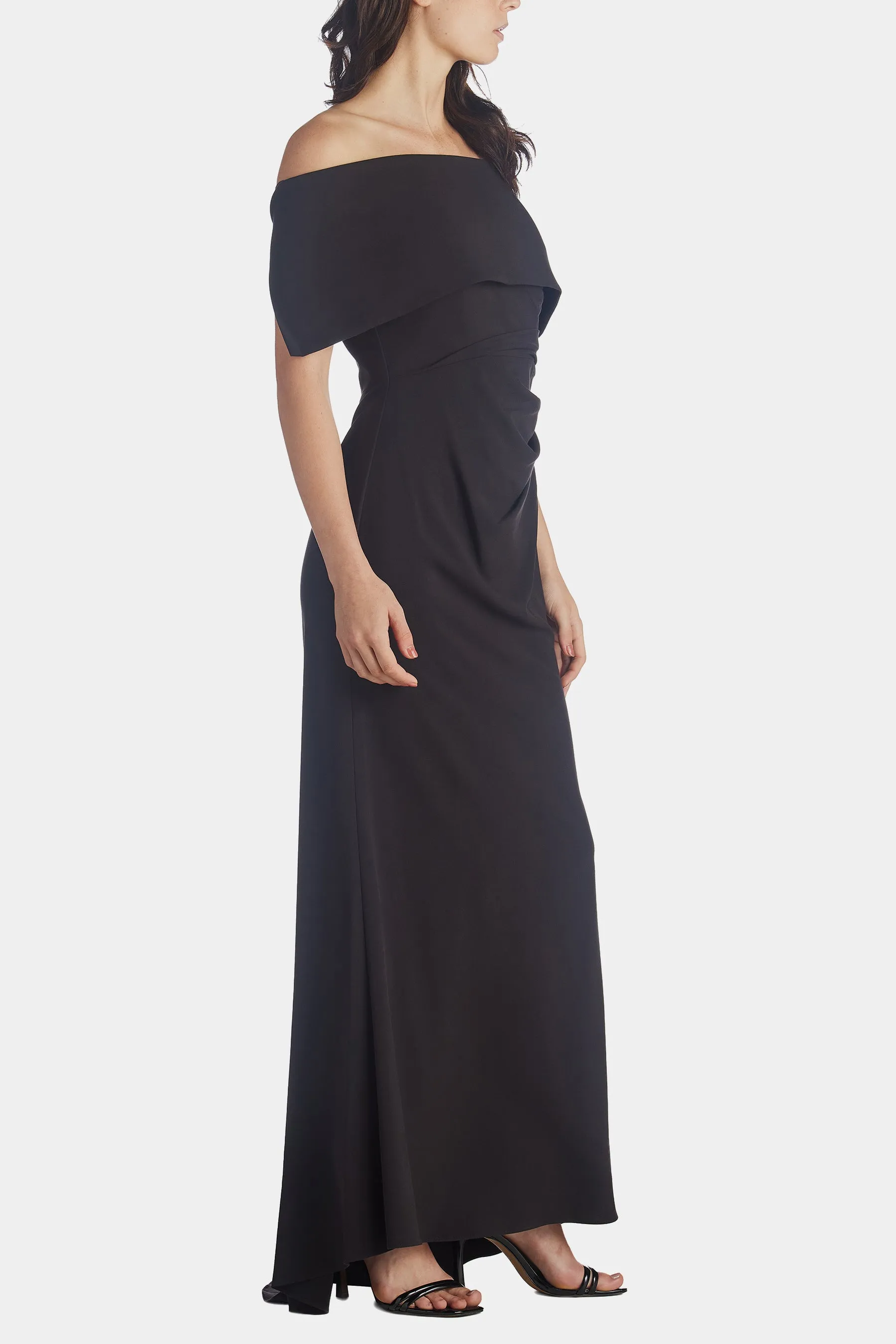 Oversized Collar Off The Shoulder Gown sold by Lord & Taylor product image thumbnail 5