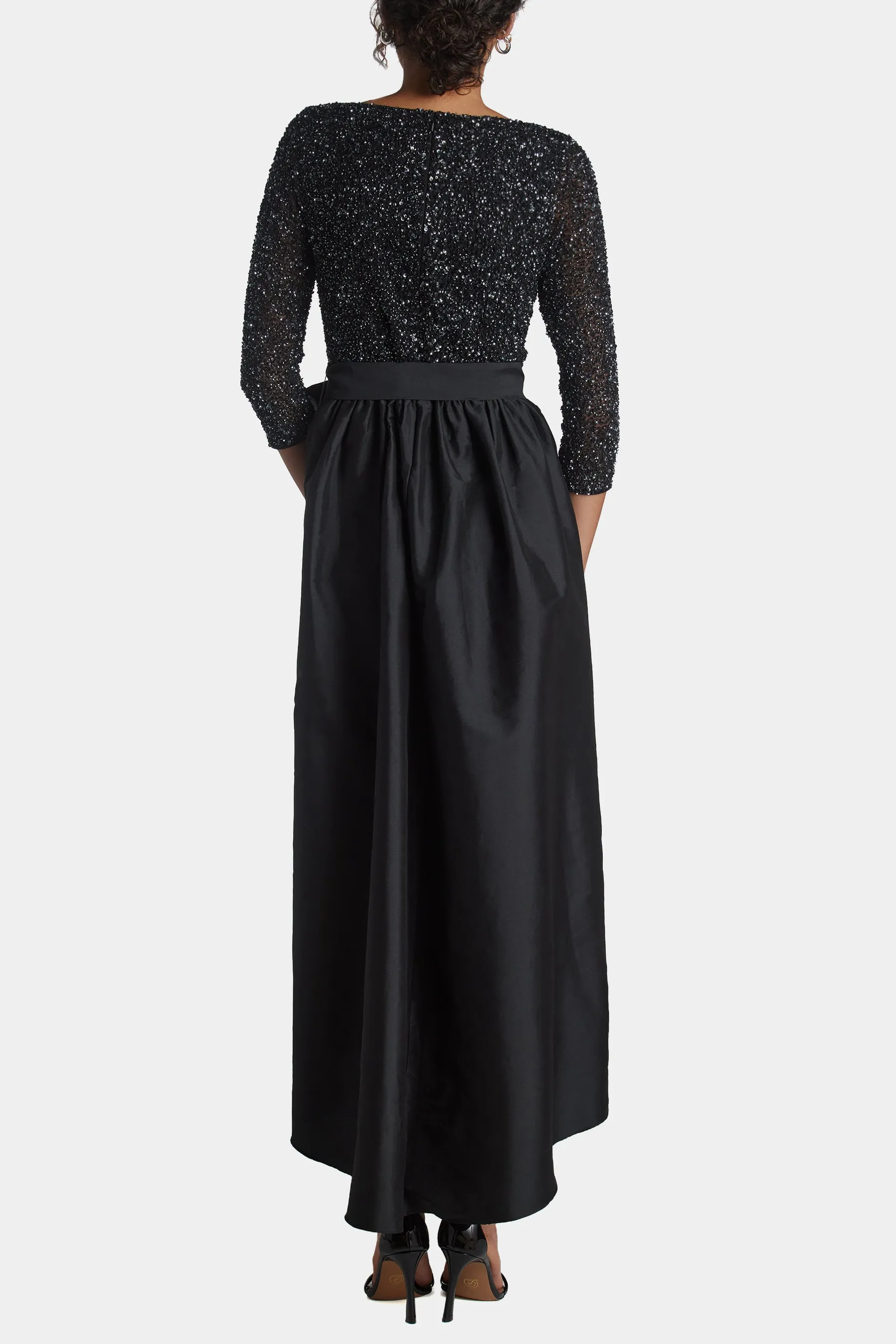 Beaded Top Taffeta Skirt sold by Lord & Taylor product image thumbnail 3