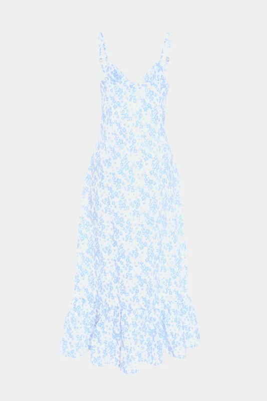 Crinkle Woven Knot Front Midi Dress sold by Lord & Taylor