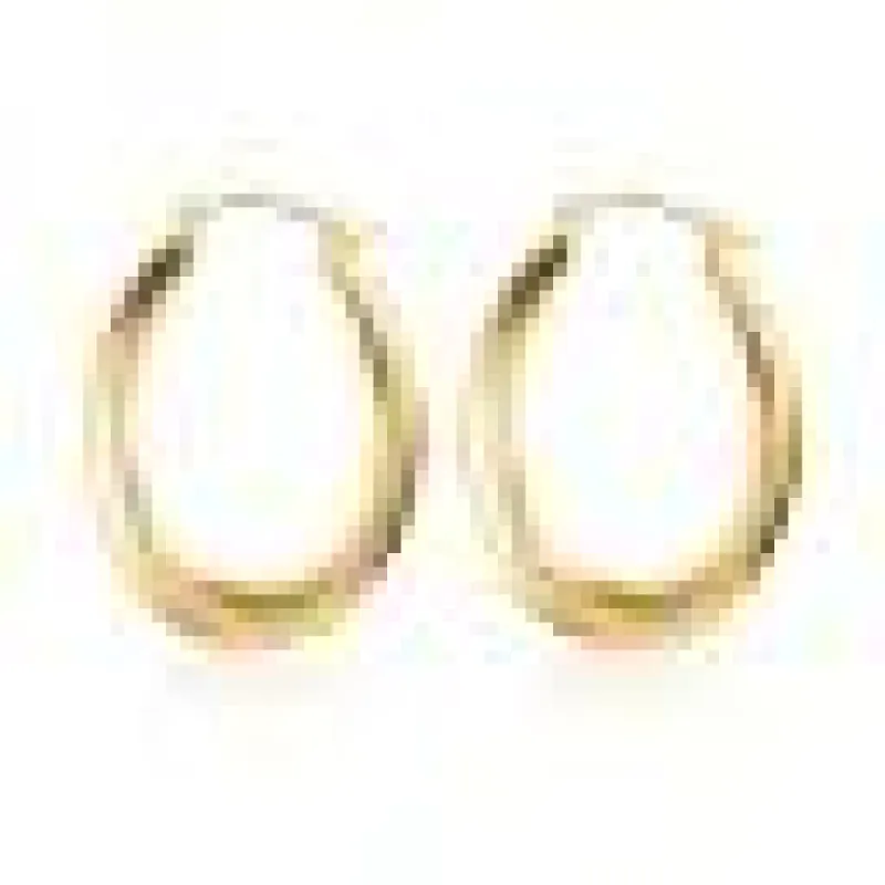 Large Oval Hoop Earrings sold by Lord & Taylor