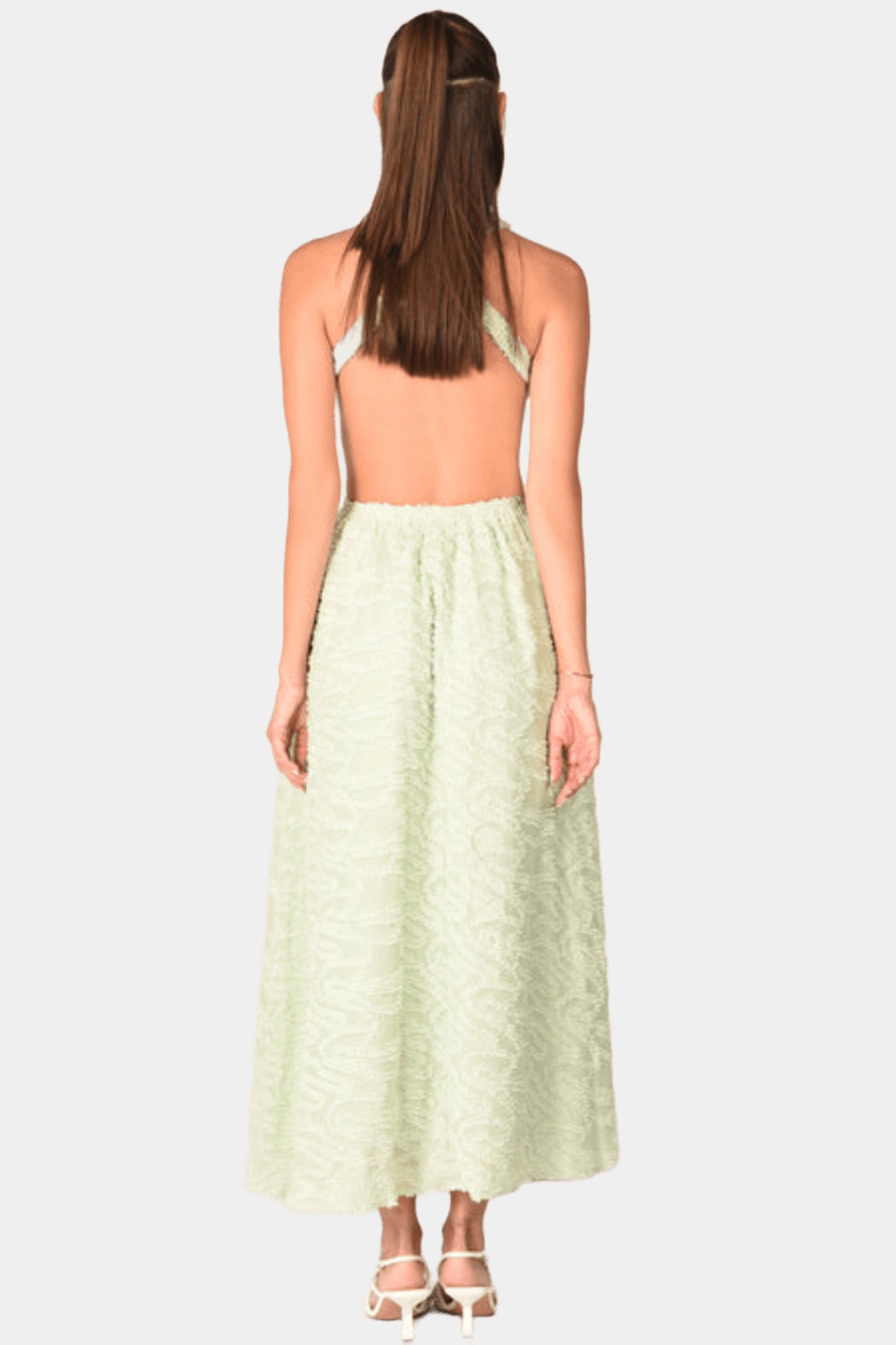 Brigitte Jacquard Cut Out Midi Dress sold by Lord & Taylor product image thumbnail 7