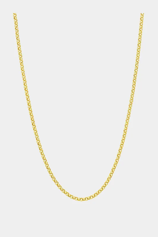 Hollow Rolo Chain sold by Lord & Taylor