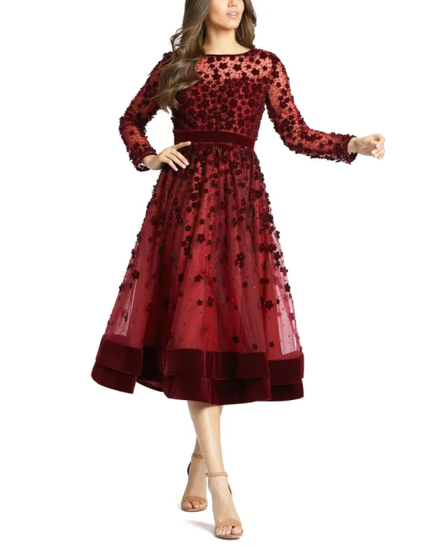 Embellished A-Line Dress sold by Lord & Taylor