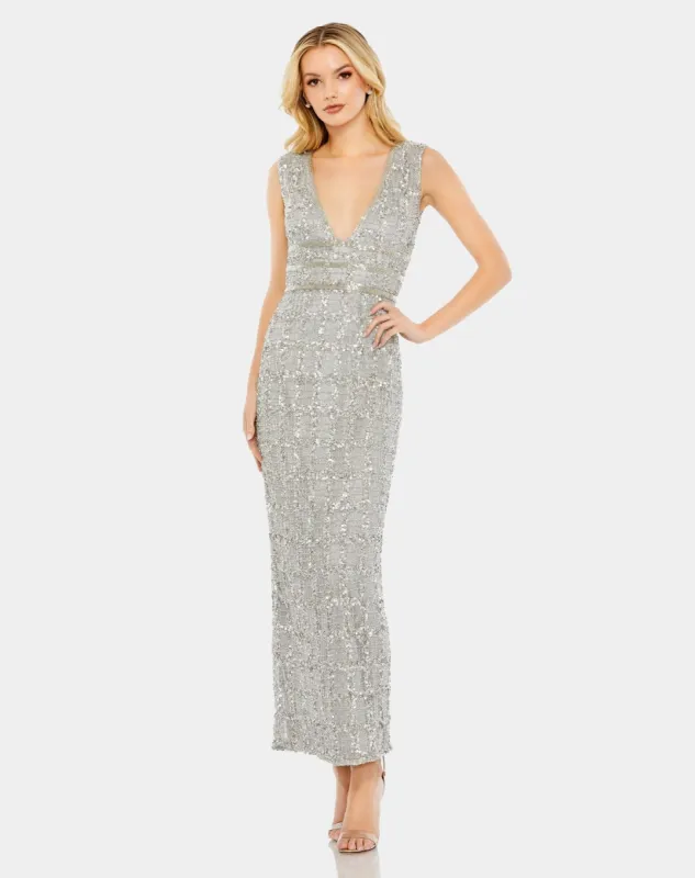 Beaded Sleeveless T-Length Sheath Dress sold by Lord & Taylor