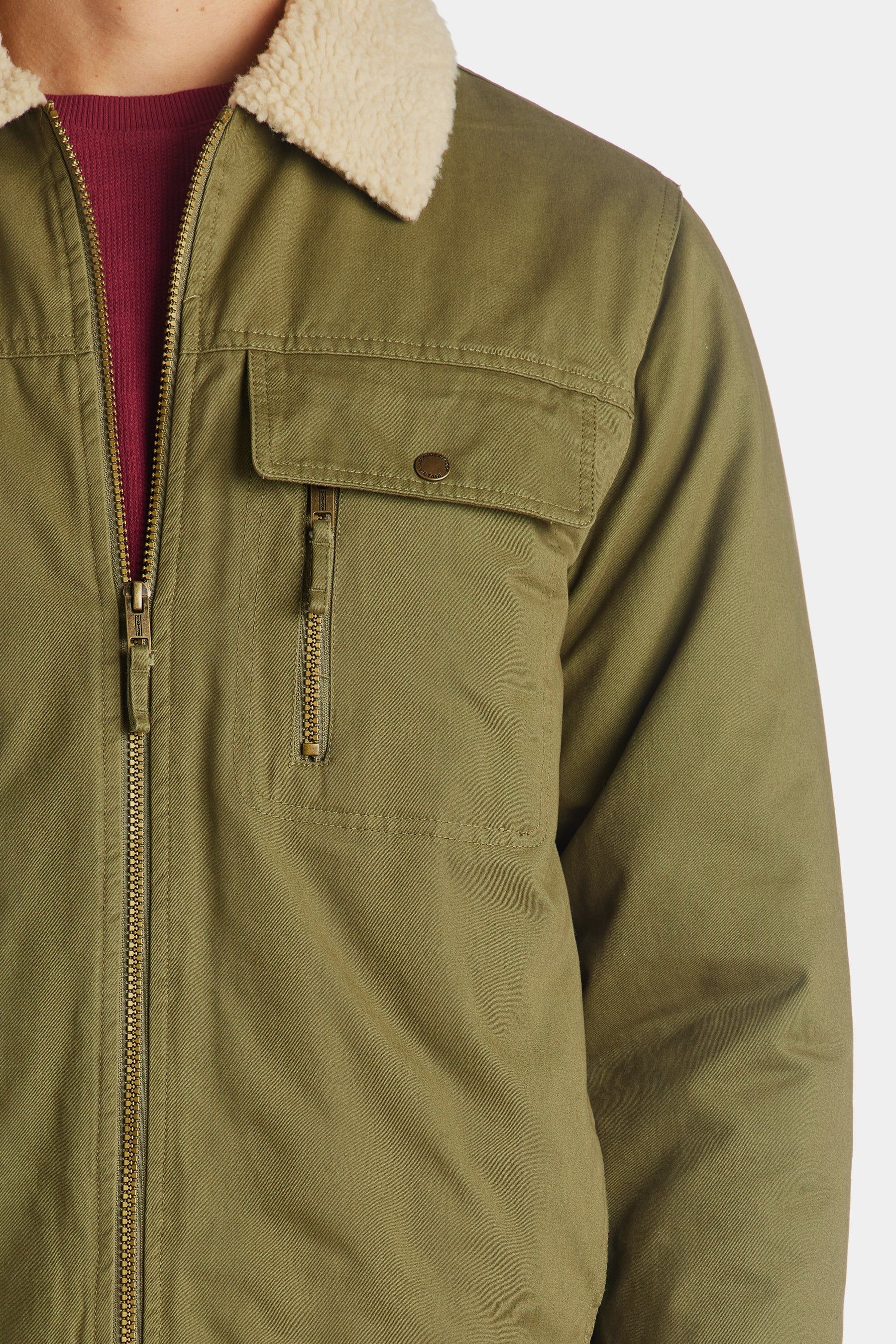 Twill Trucker Sherpa Collar Jacket sold by Lord & Taylor product image thumbnail 5
