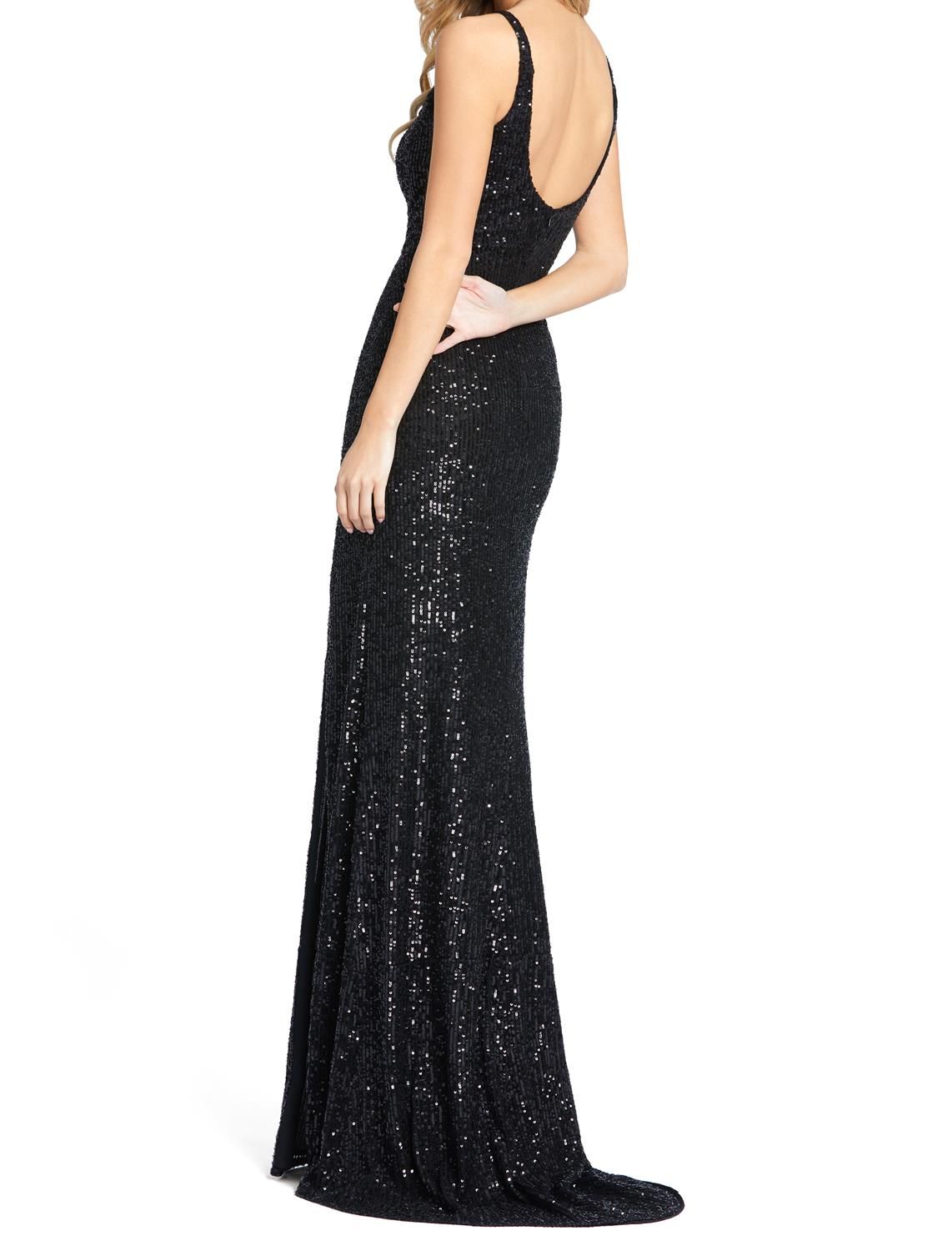 Sequin Slit Gown sold by Lord & Taylor product image thumbnail 2