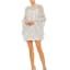 Floral Print Long Flare Sleeve Mesh A-Line Dress sold by Lord & Taylor product image thumbnail 3
