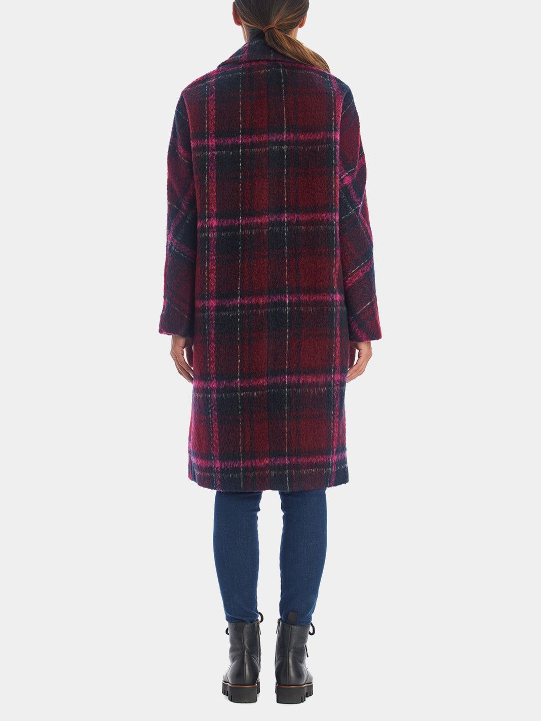 Plaid Cocoon Coat sold by Lord & Taylor product image thumbnail 3