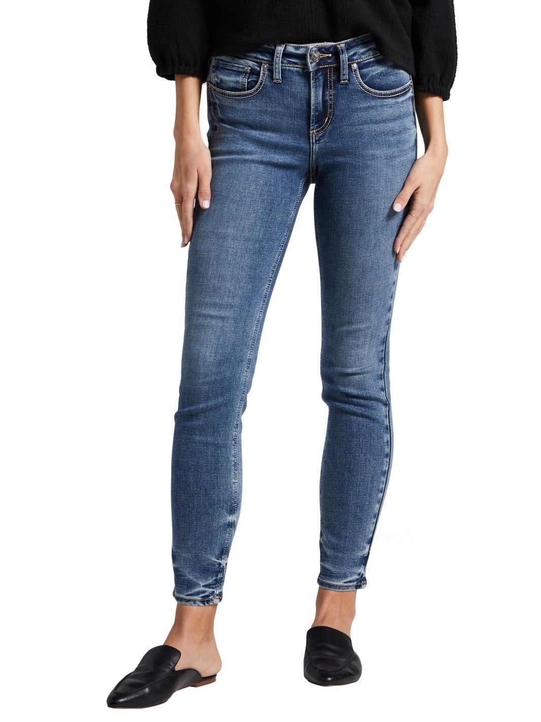 Suki Mid Rise Skinny Jeans sold by Lord & Taylor product image thumbnail 5