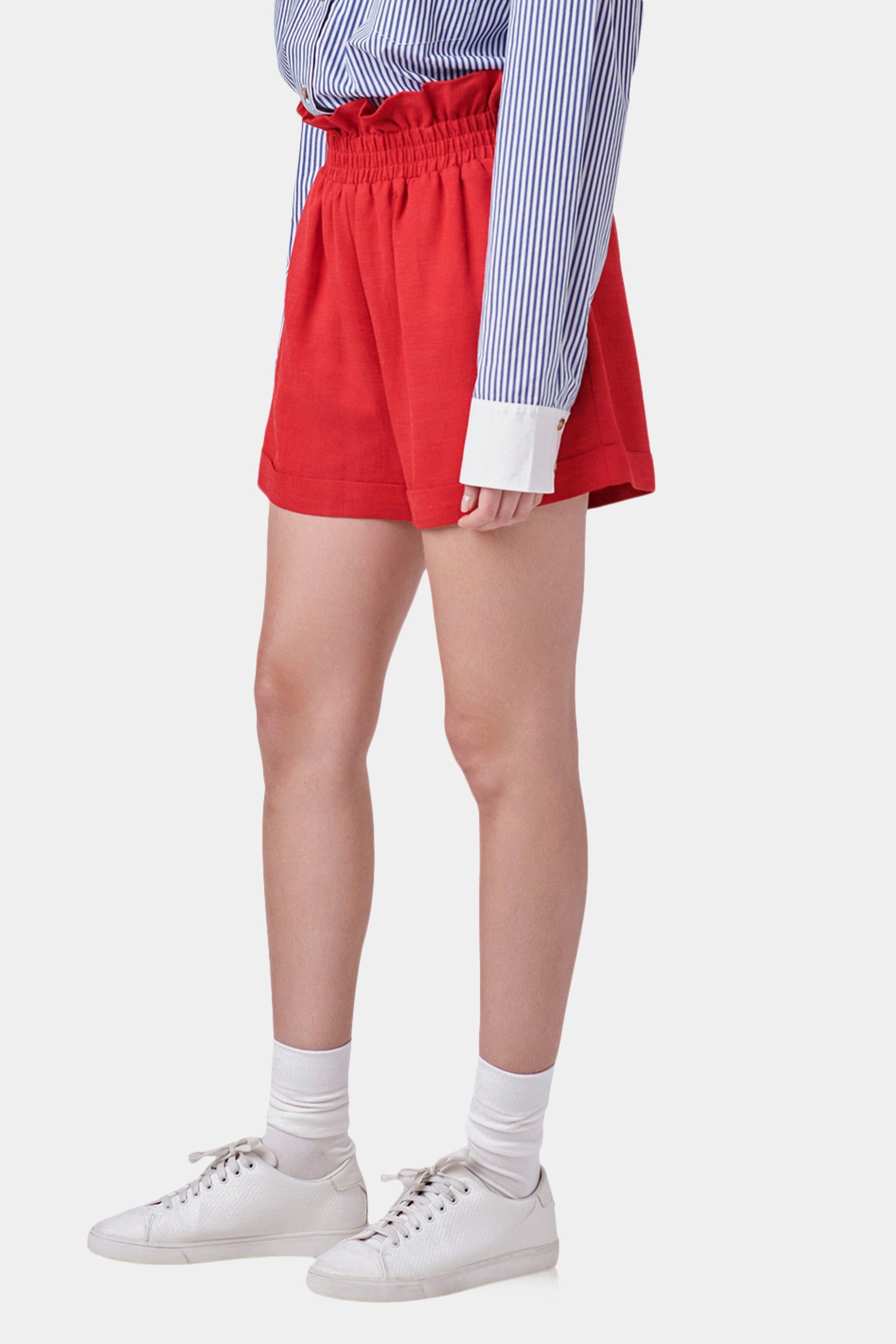 Linen Cuffed Shorts sold by Lord & Taylor product image thumbnail 2