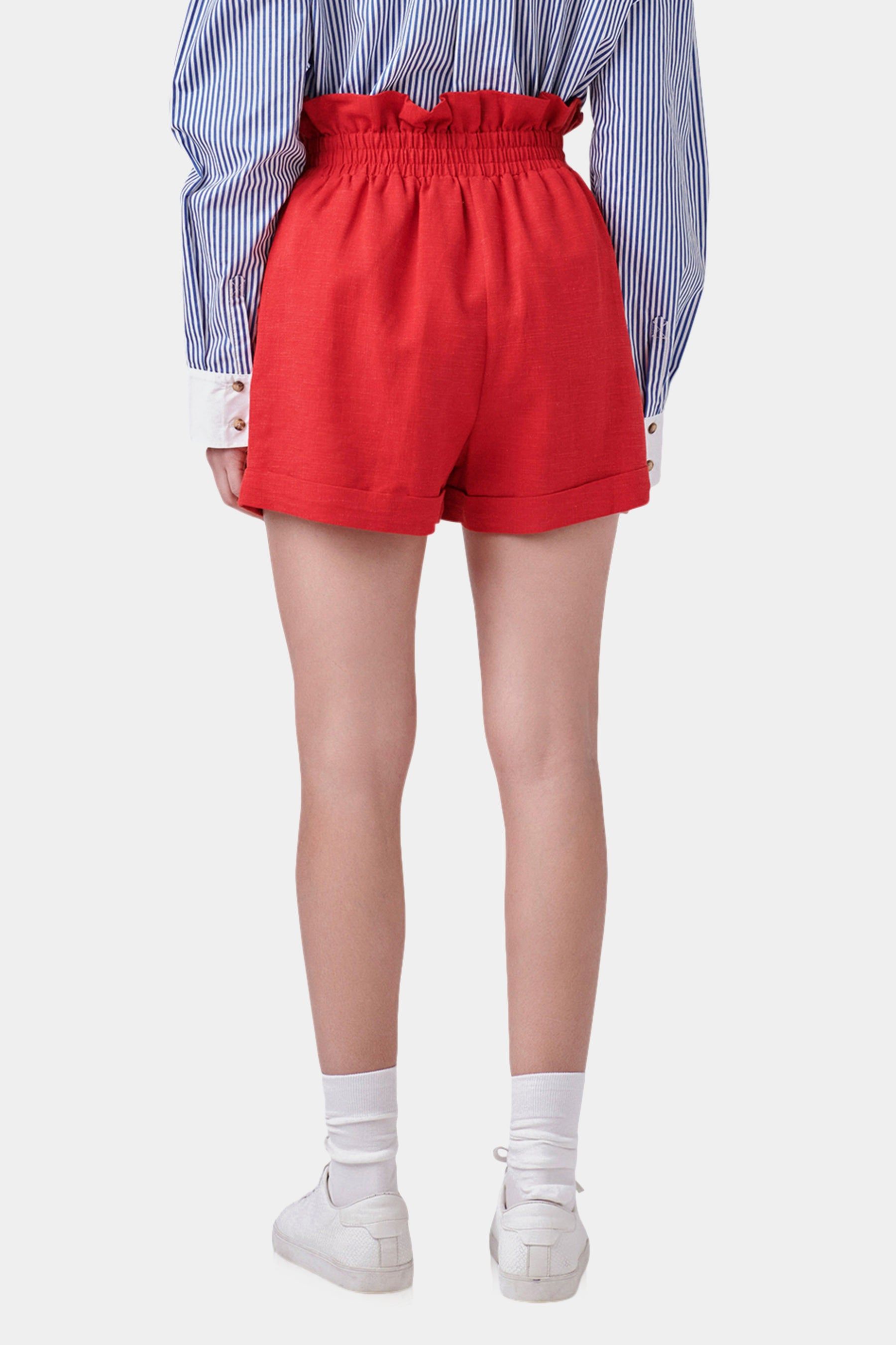 Linen Cuffed Shorts sold by Lord & Taylor product image thumbnail 3