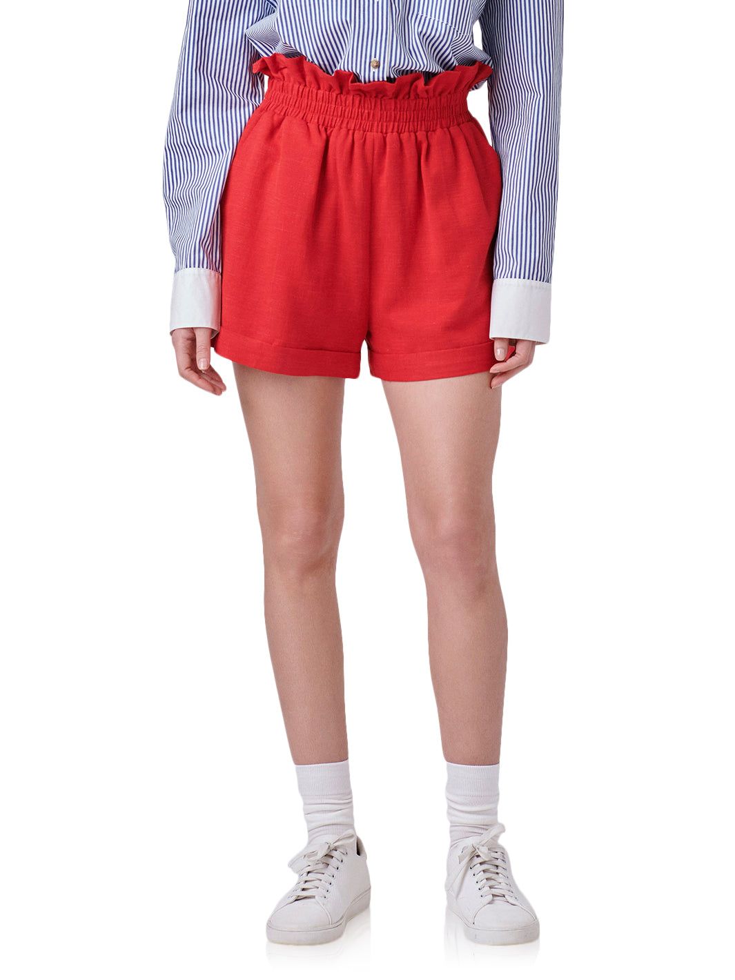 Linen Cuffed Shorts sold by Lord & Taylor product image thumbnail 6