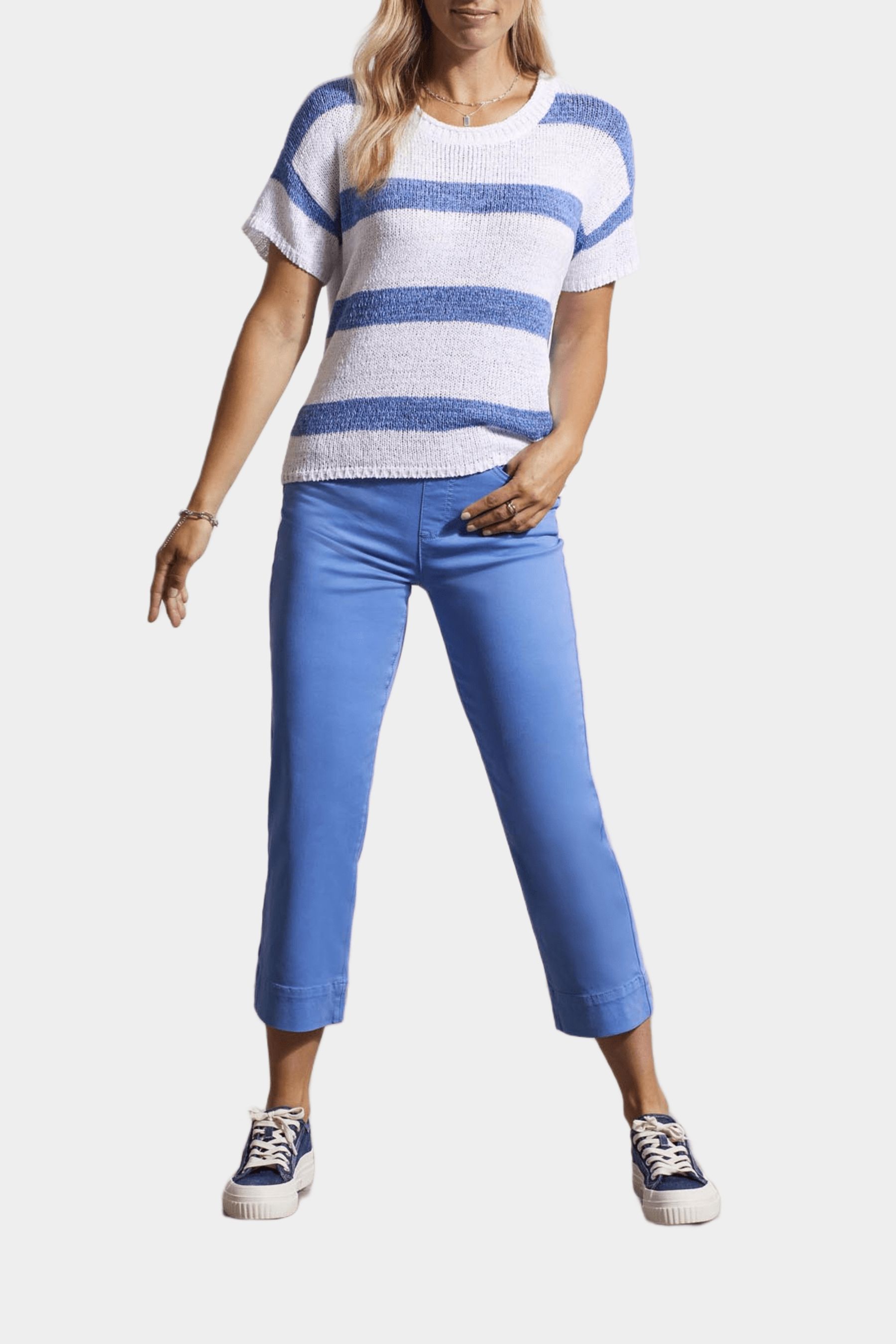 Pull-On Kick Flare Capri sold by Lord & Taylor product image thumbnail 2
