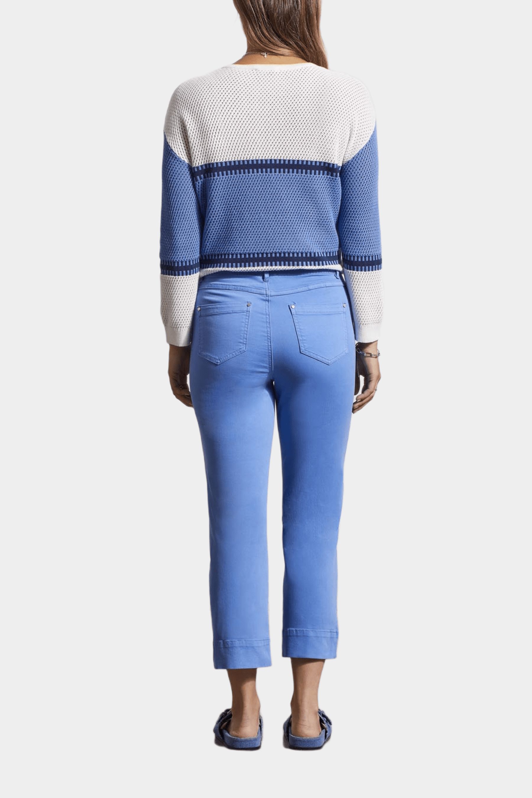 Pull-On Kick Flare Capri sold by Lord & Taylor product image thumbnail 3