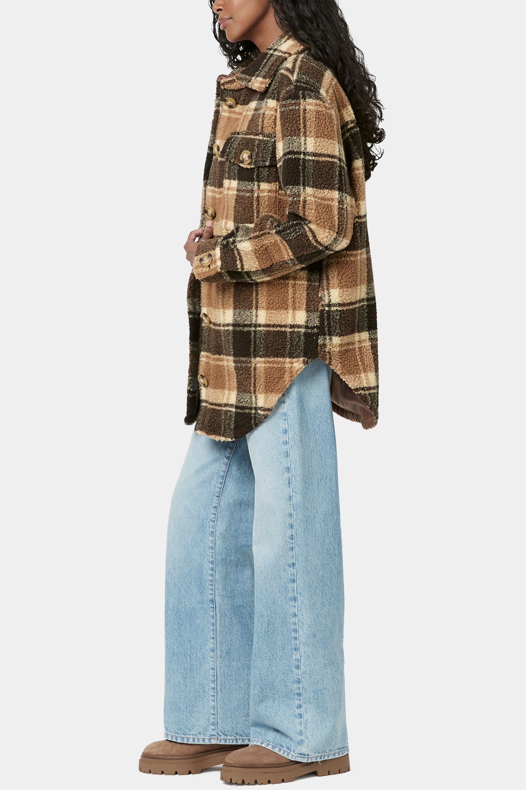 Sterling Sherpa Shacket sold by Lord & Taylor product image thumbnail 2