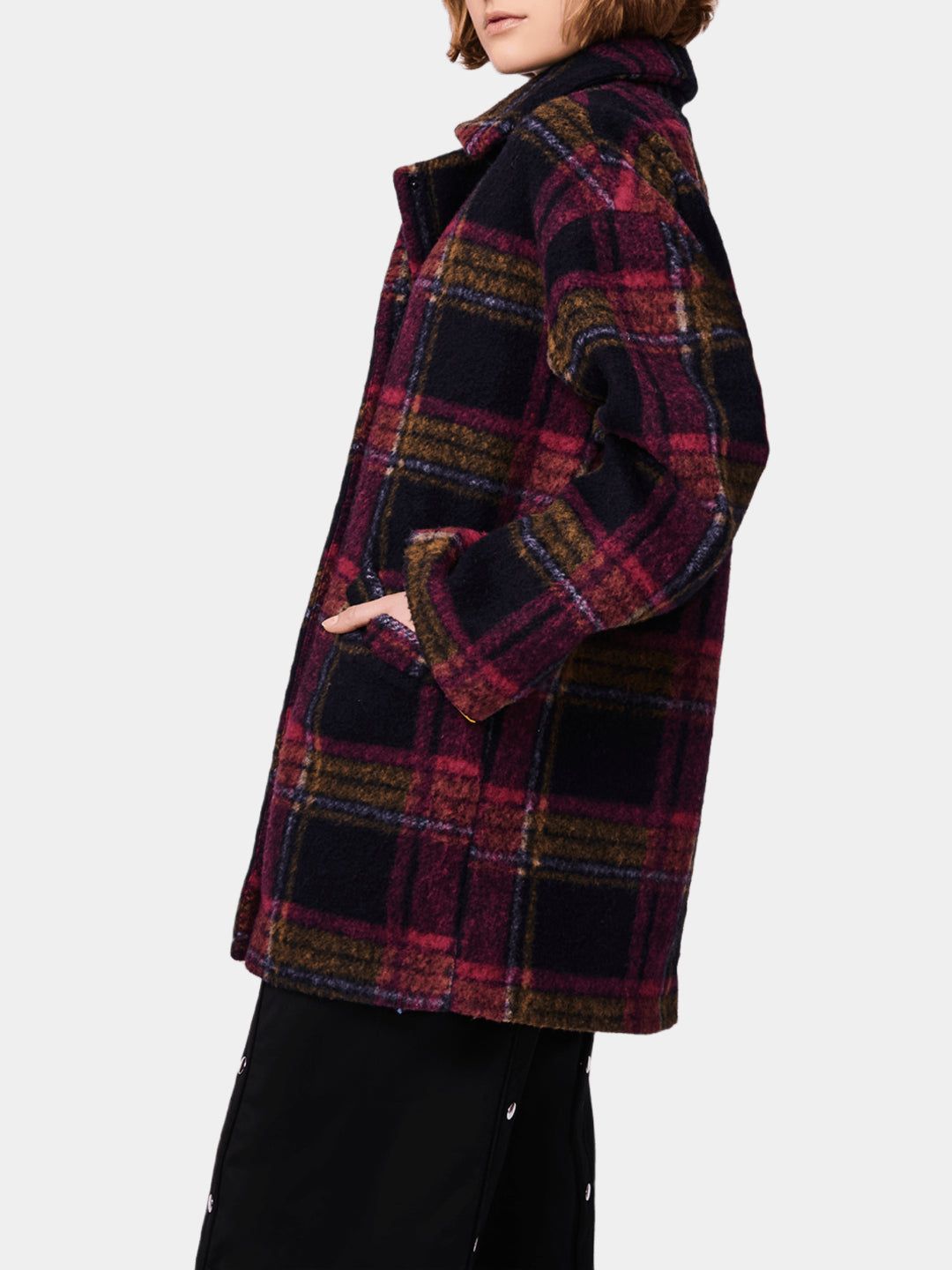 Plaid Wool Coat sold by Lord & Taylor product image thumbnail 3