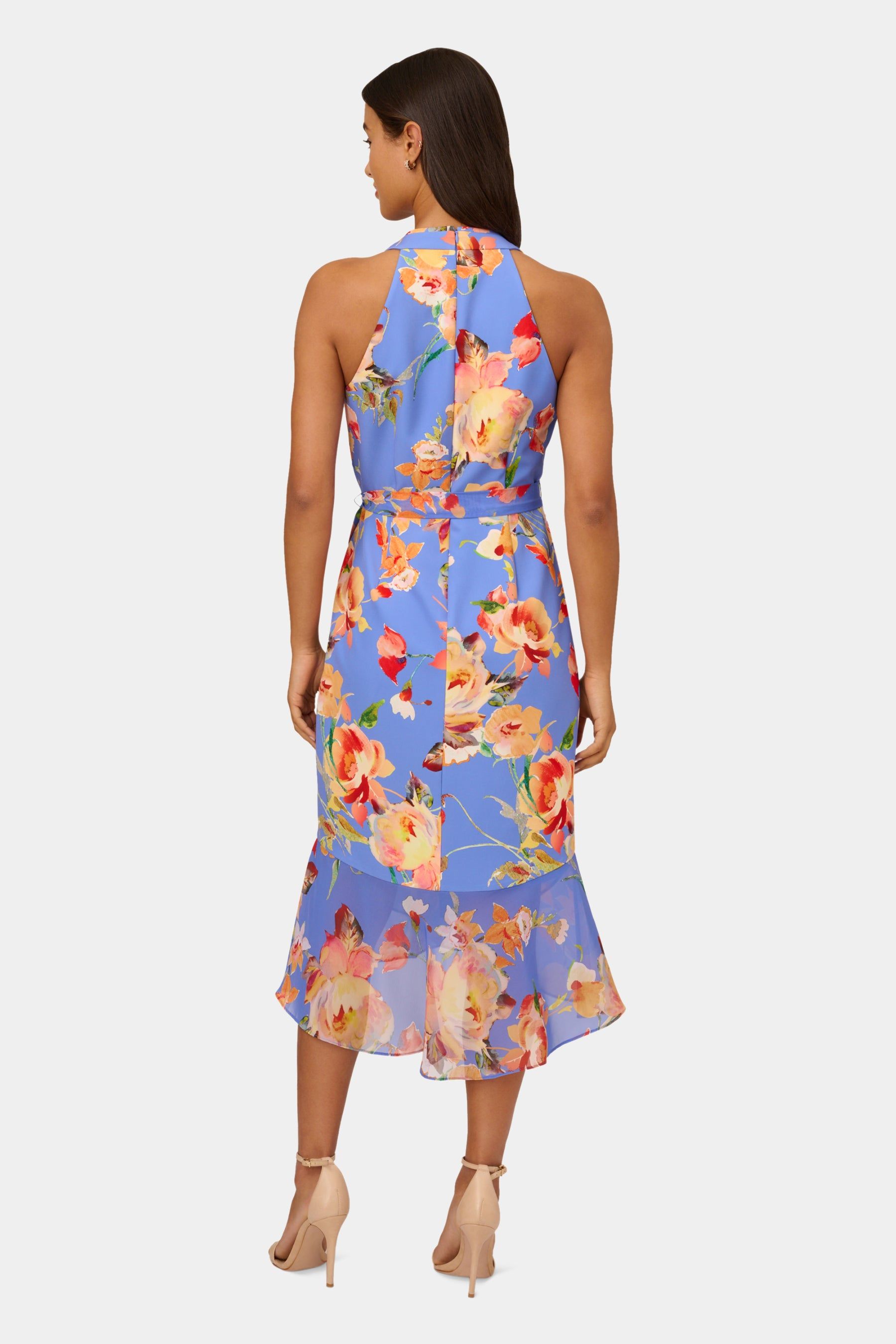Printed Halter Midi Dress sold by Lord & Taylor product image thumbnail 3