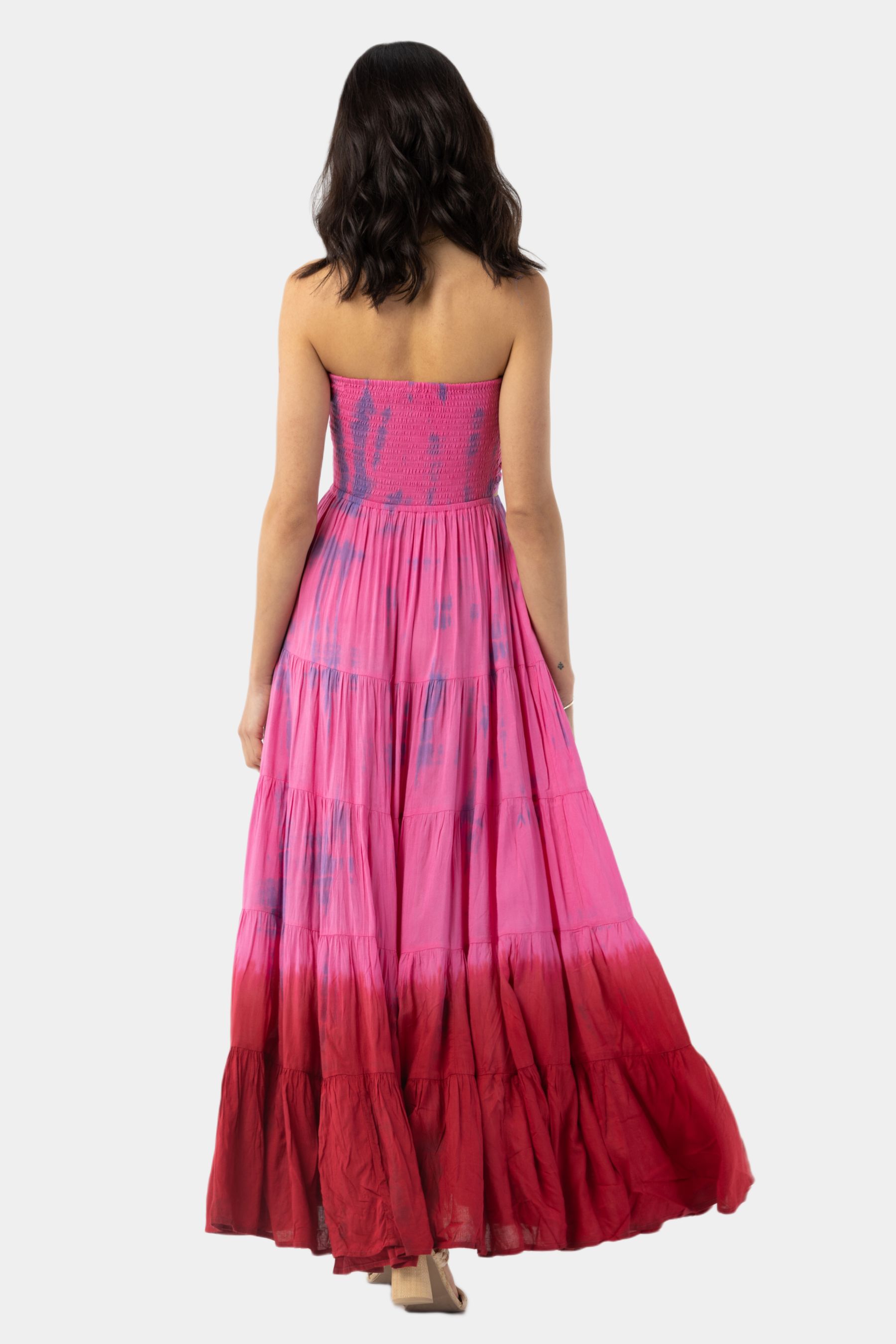 Marina Smocked Maxi Dress sold by Lord & Taylor product image thumbnail 3
