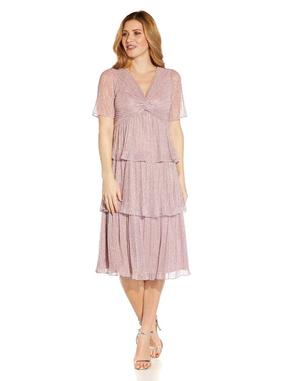 V Neck Tiered Midi Dress sold by Lord & Taylor