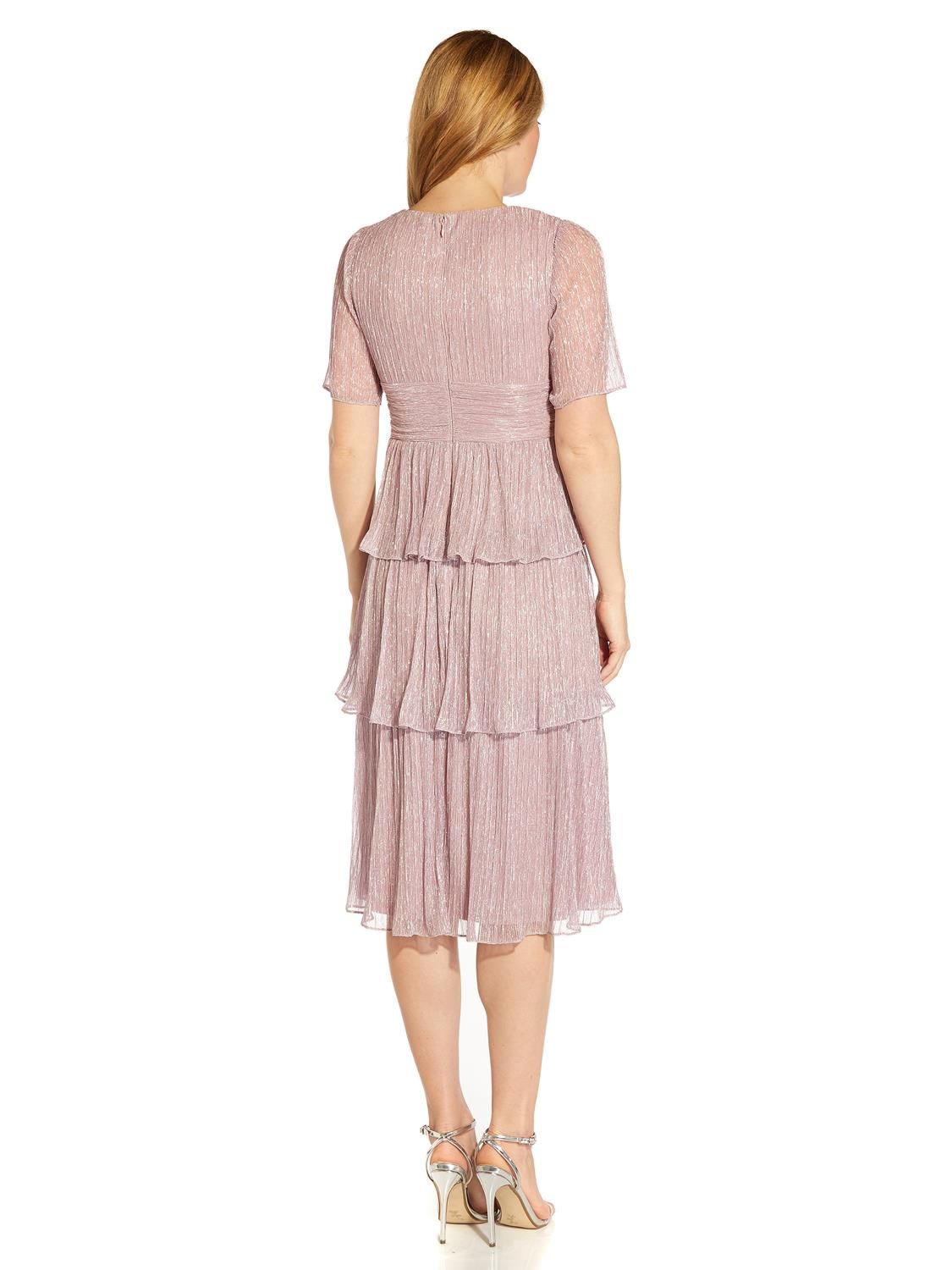 V Neck Tiered Midi Dress sold by Lord & Taylor product image thumbnail 2