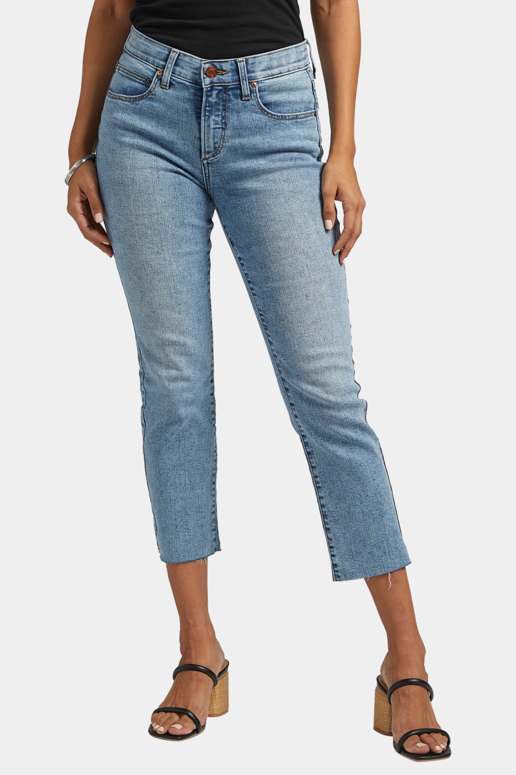 Ruby Mid Rise Straight Cropped Jeans sold by Lord & Taylor