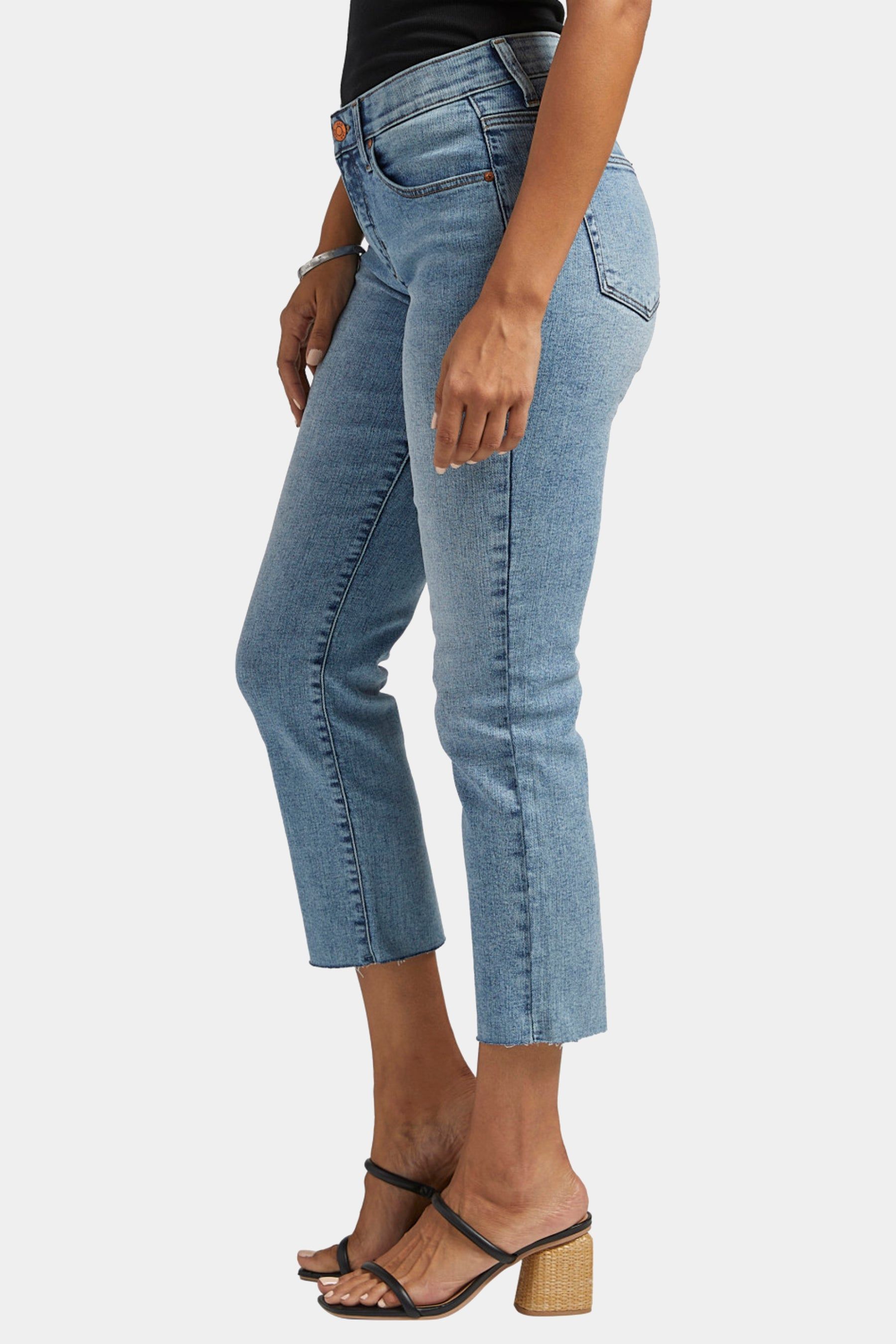 Ruby Mid Rise Straight Cropped Jeans sold by Lord & Taylor product image thumbnail 2