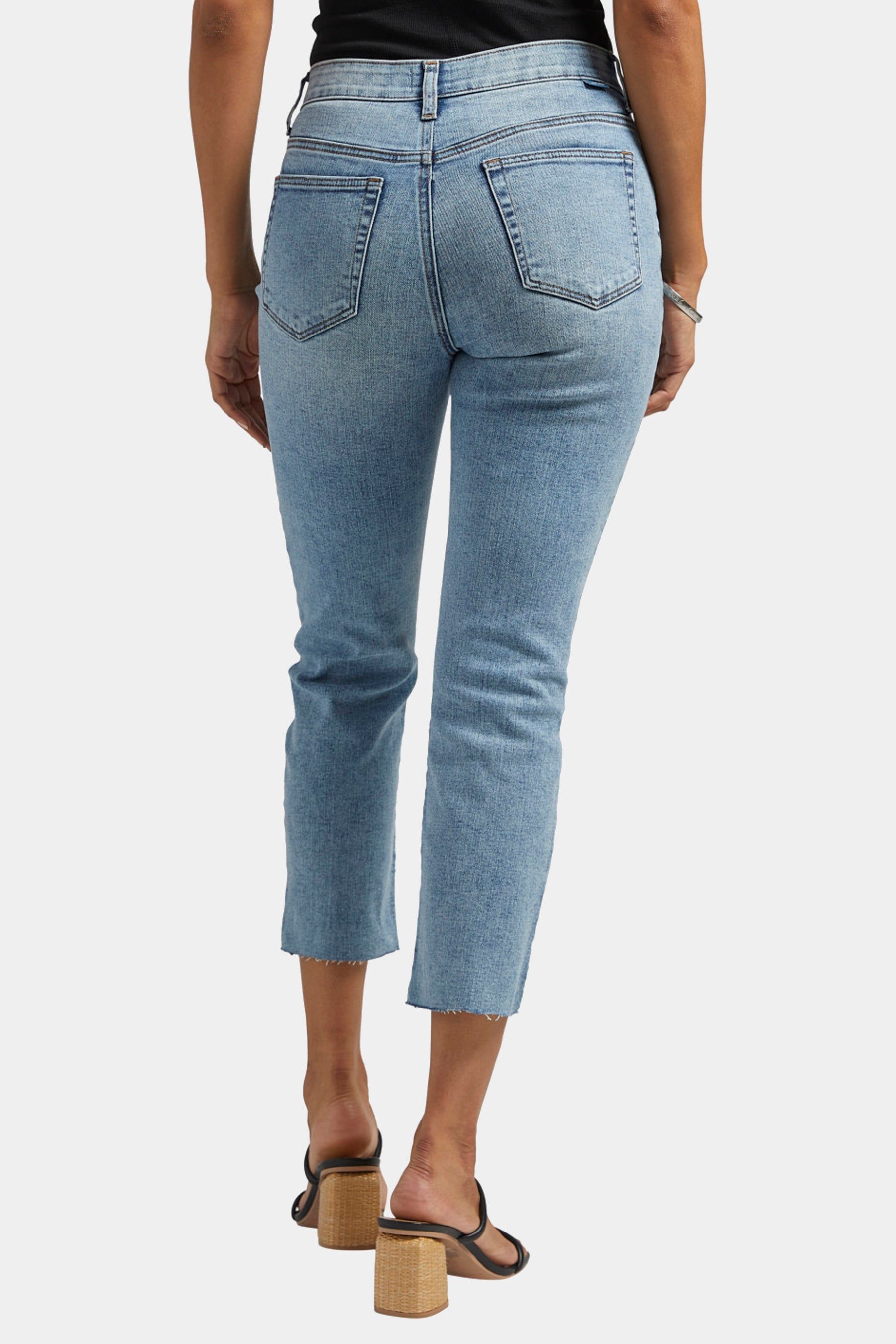 Ruby Mid Rise Straight Cropped Jeans sold by Lord & Taylor product image thumbnail 3