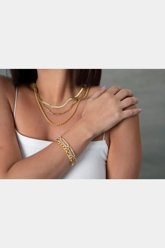 Paperclip Cz Bracelet sold by Lord & Taylor