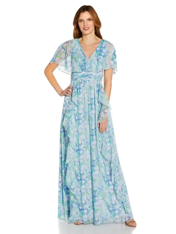 Printed Chiffon Gown sold by Lord & Taylor